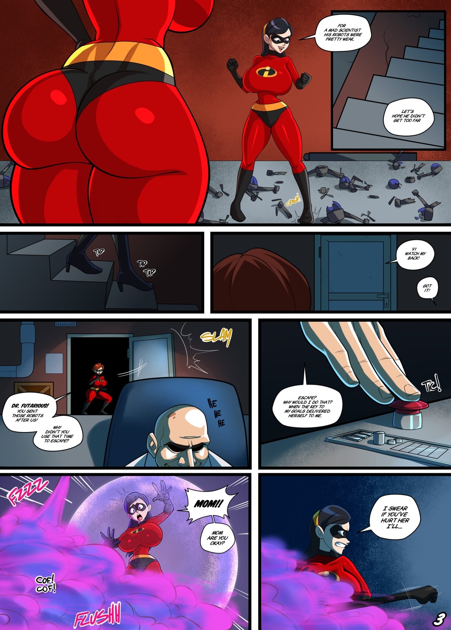 Incestibles: Helen's Stretchy Situation (The Incredibles) [Parvad] 1 . Incestibles: Helen's Stretchy Situation - Chapter 1 (The Incredibles) [Parvad] – page 4