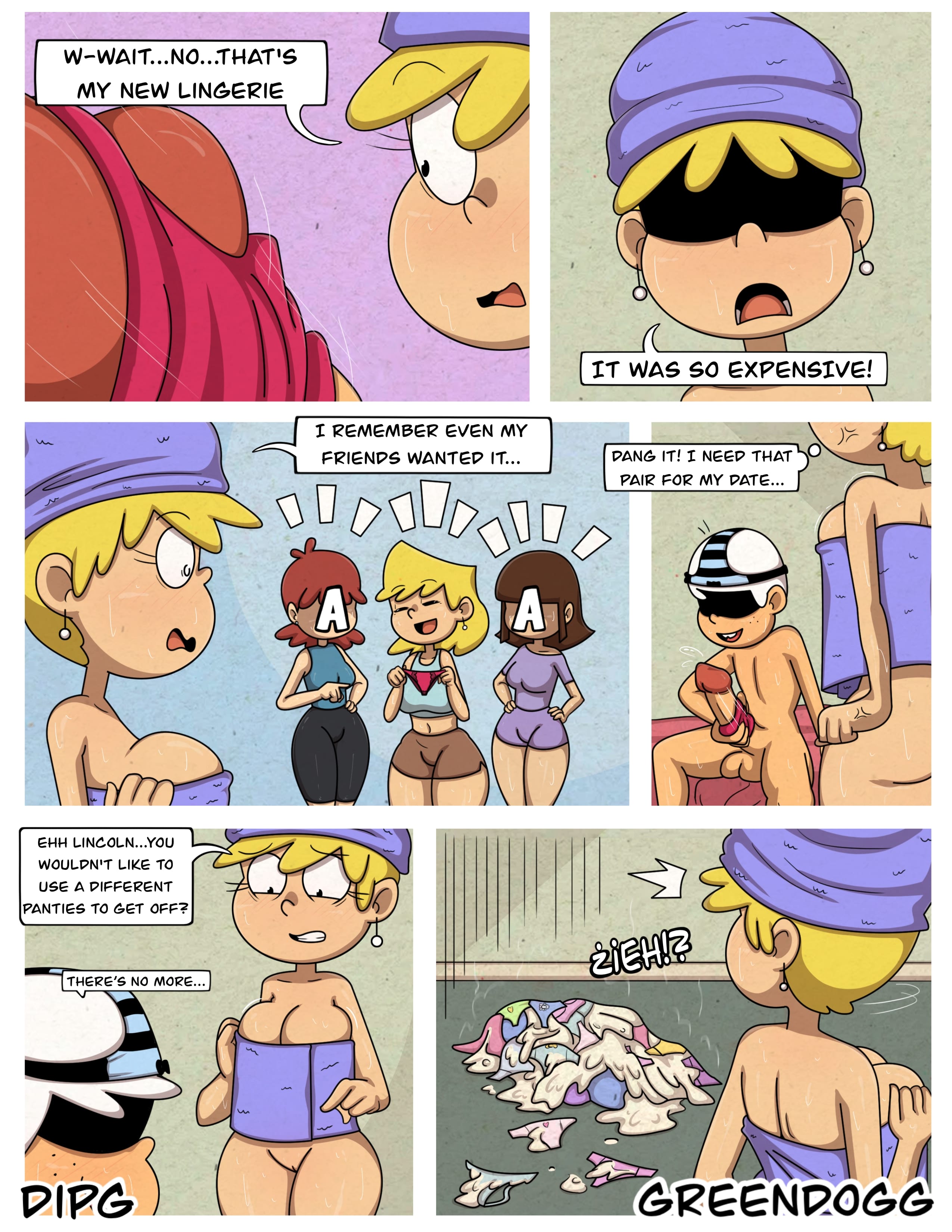 Sexual Instincts (The Loud House) [GreenDogg] 2 . Sexual Instincts - Chapter 2 (The Loud House) [GreenDogg] – page 5