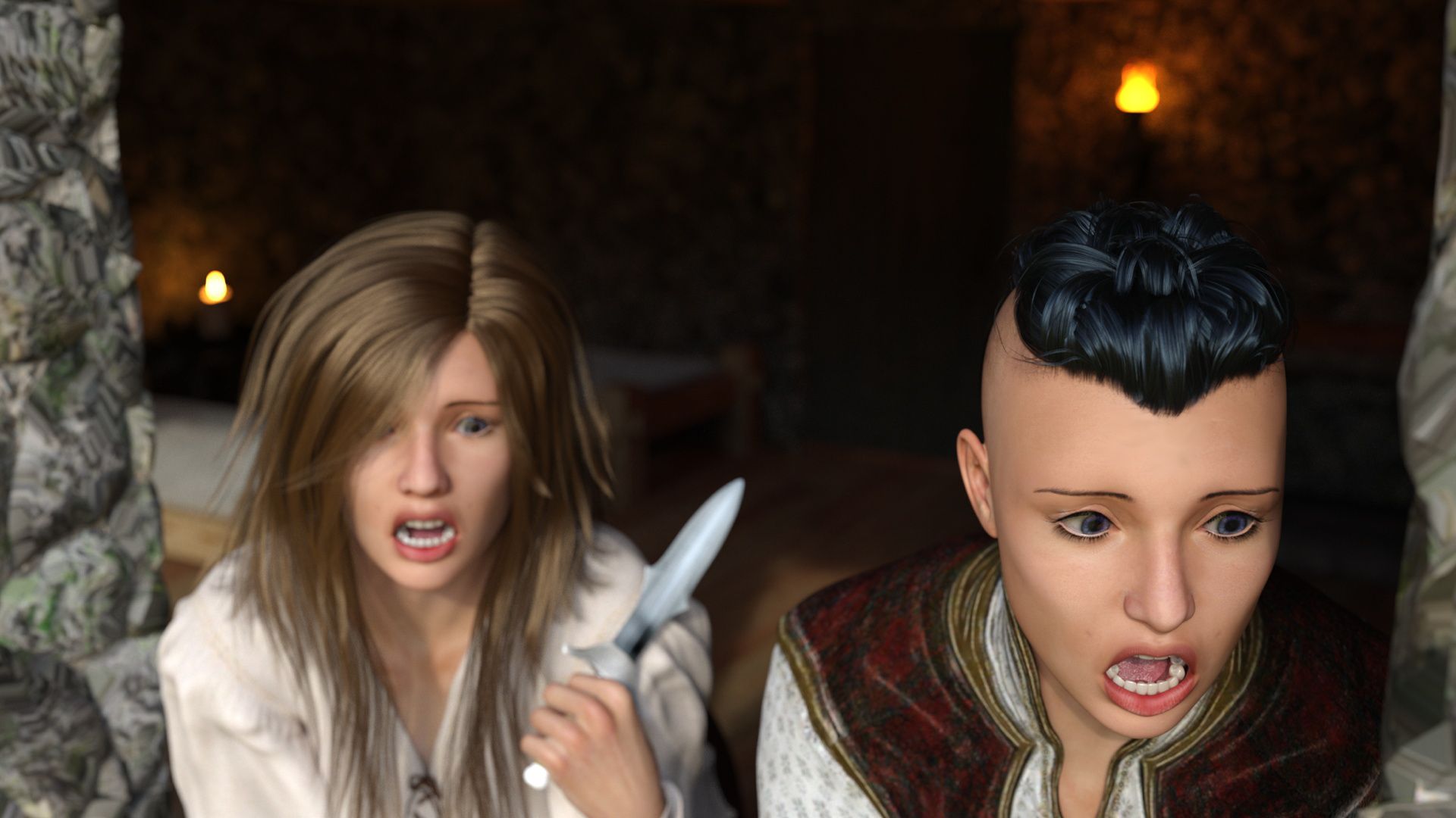 Tales Of Hylore [SquarePeg3D] 2.5 . Tales Of Hylore - Chapter 2 - The Road To Shel - No Dialog [SquarePeg3D] – page 81