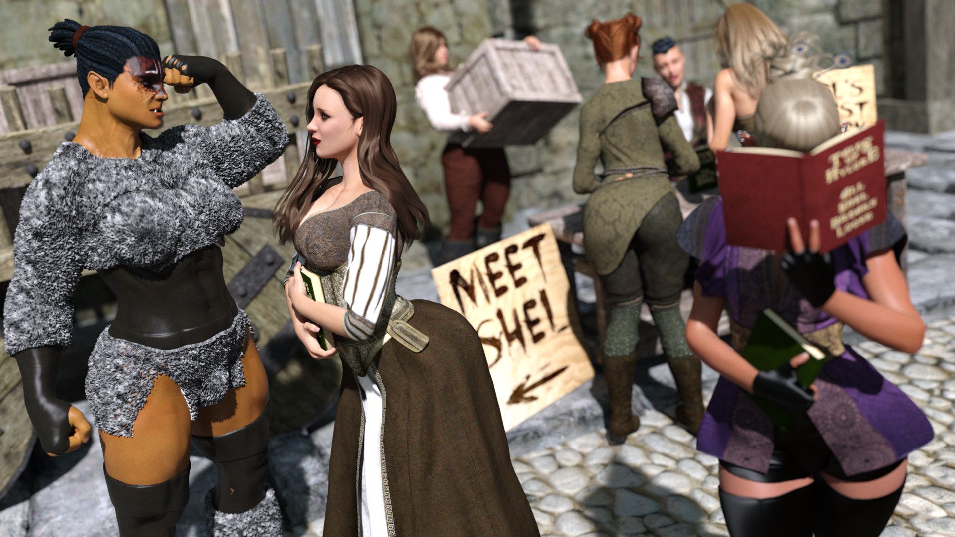 Tales Of Hylore [SquarePeg3D] 2.5 . Tales Of Hylore - Chapter 2 - The Road To Shel - No Dialog [SquarePeg3D] – page 85