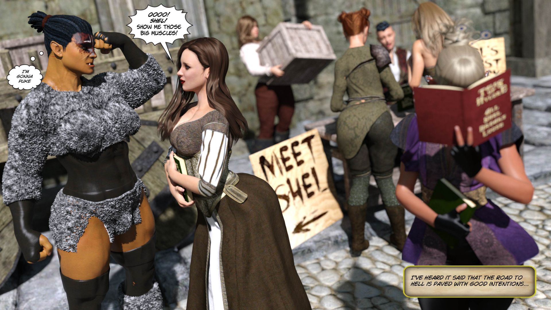 Tales Of Hylore [SquarePeg3D] 2 . Tales Of Hylore  - Chapter 2 - The Road To Shel [SquarePeg3D] – page 85