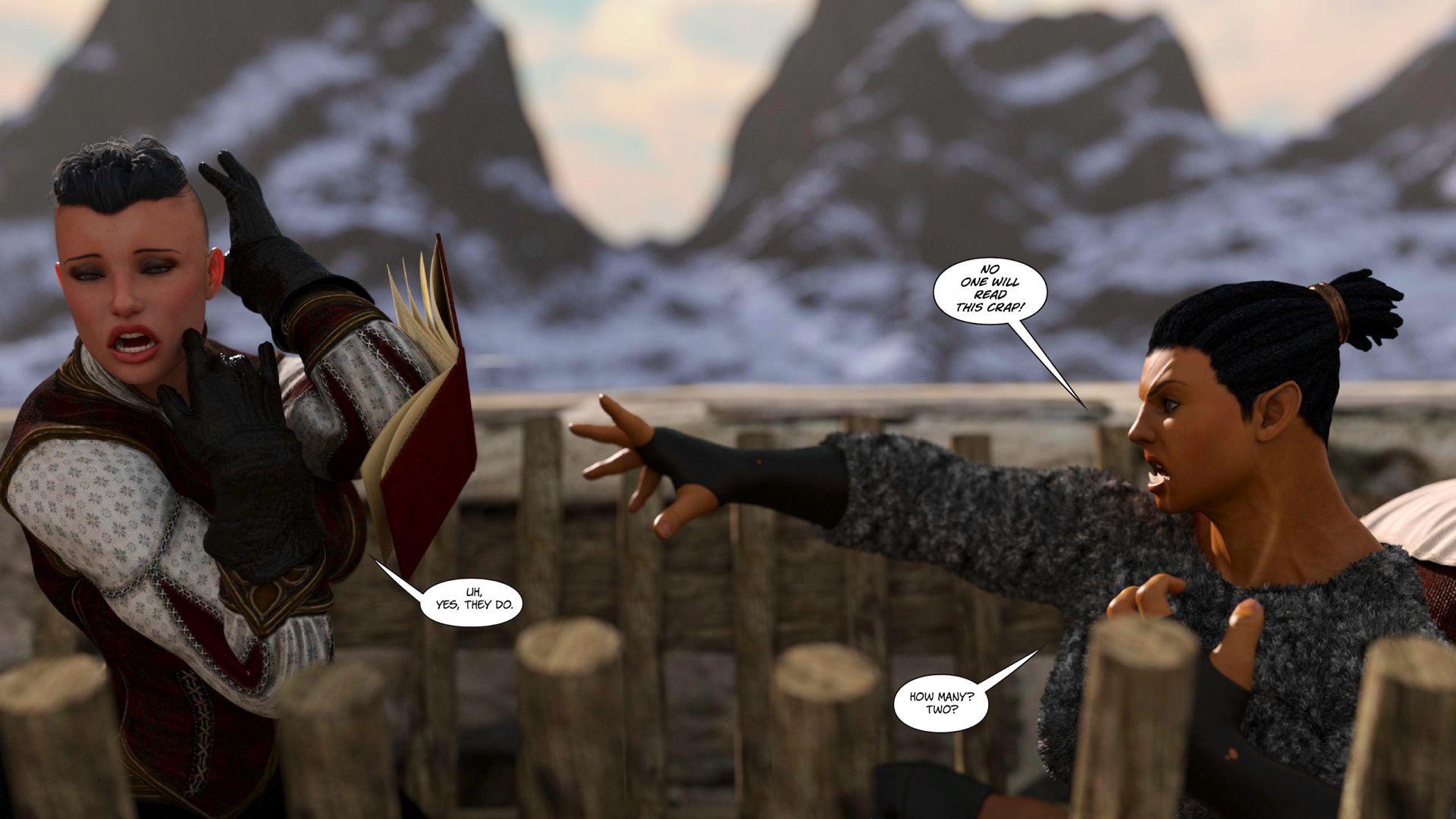 Tales Of Hylore [SquarePeg3D] 1 . Tales Of Hylore - Chapter 1 - All Shel Breaks Loose [SquarePeg3D] – page 95