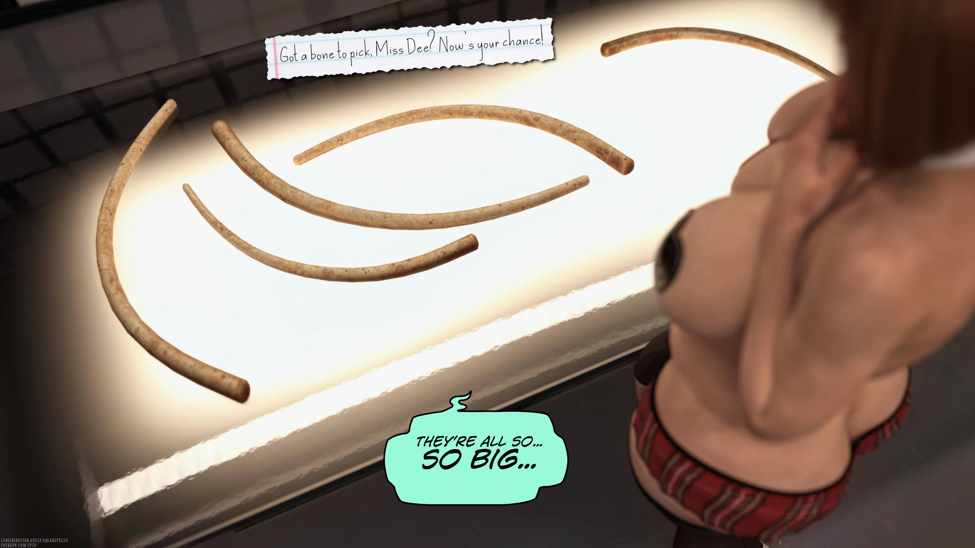 Boned [SquarePeg3D] 1 . Boned - Chapter 1 [SquarePeg3D] – page 22