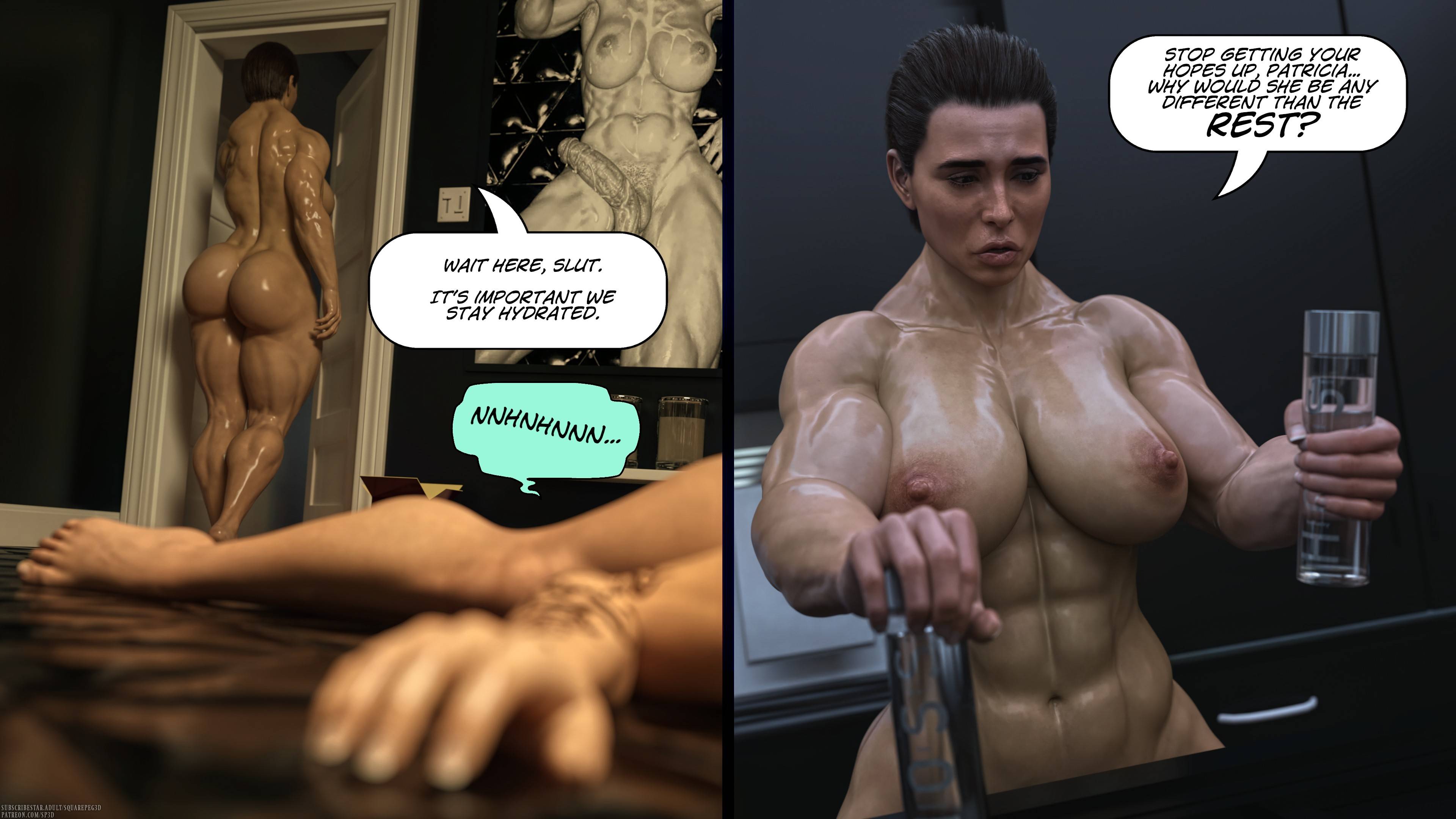 Bates And The Bitch [SquarePeg3D] 1 . Bates And The Bitch - Chapter 1 [SquarePeg3D] – page 99