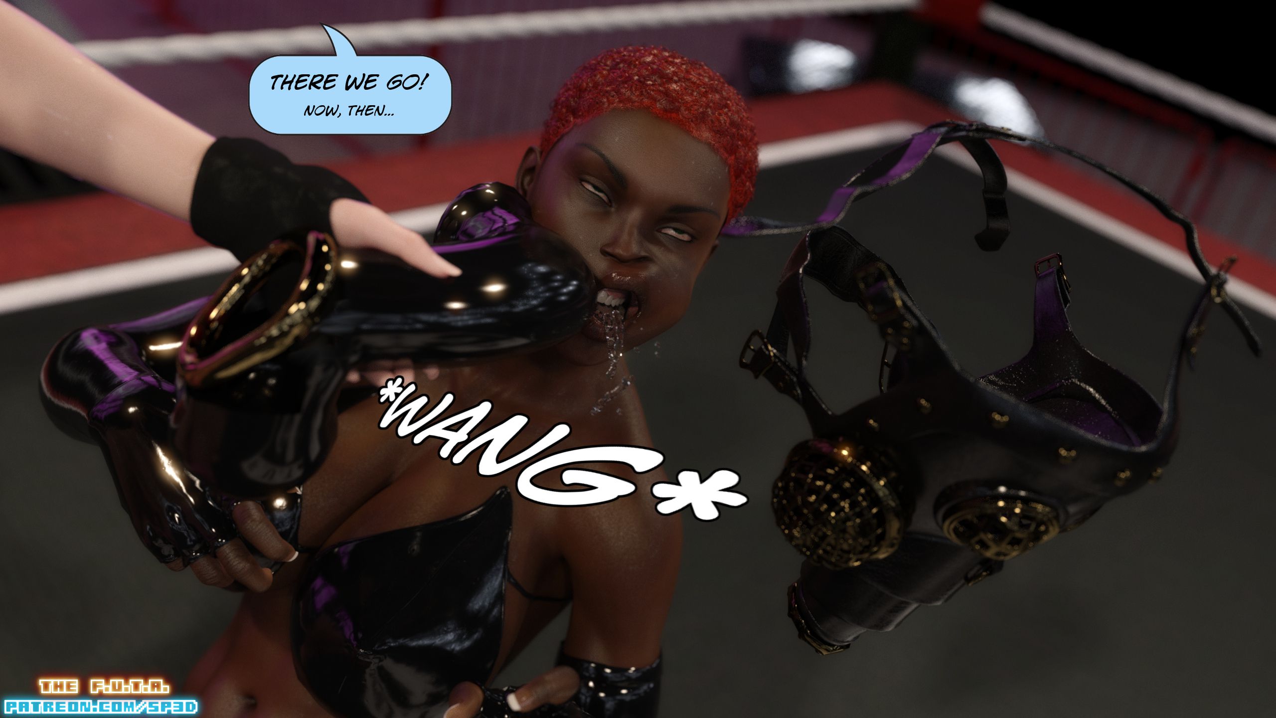 The F.U.T.A [SquarePeg3D] 12 . The F.U.T.A - Match 12 - Ingrid "The Bear" Fedorova VS Freia Stormbringer [SquarePeg3D] – page 104