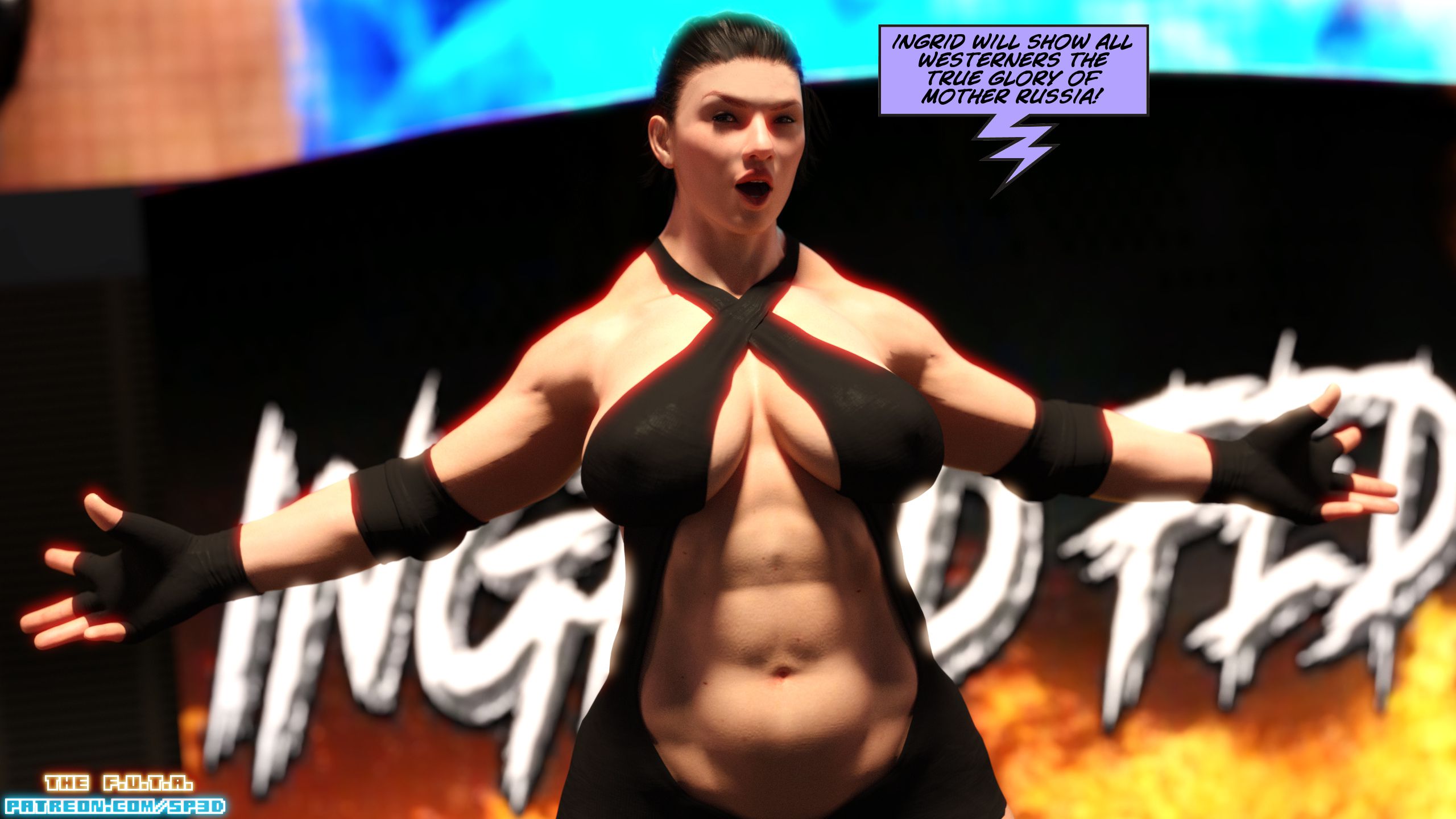 The F.U.T.A [SquarePeg3D] 12 . The F.U.T.A - Match 12 - Ingrid "The Bear" Fedorova VS Freia Stormbringer [SquarePeg3D] – page 4