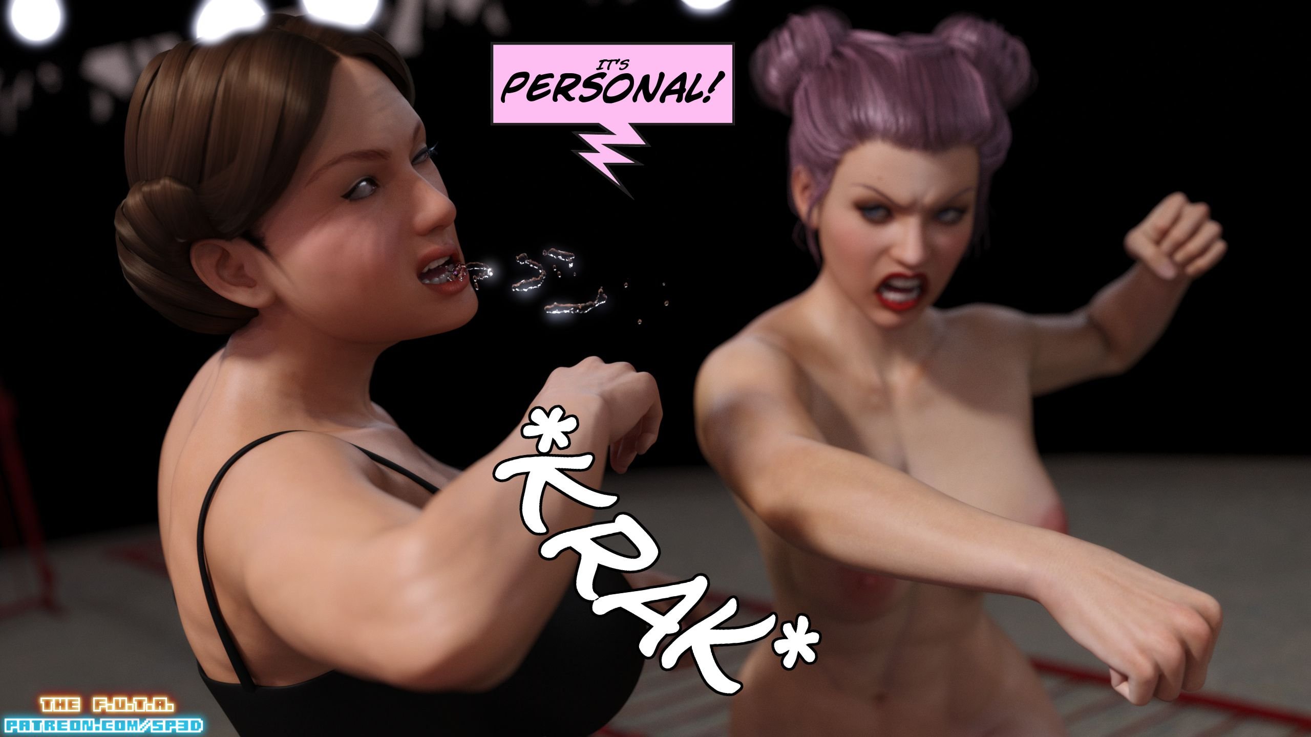 The F.U.T.A [SquarePeg3D] 12 . The F.U.T.A - Match 12 - Ingrid "The Bear" Fedorova VS Freia Stormbringer [SquarePeg3D] – page 68