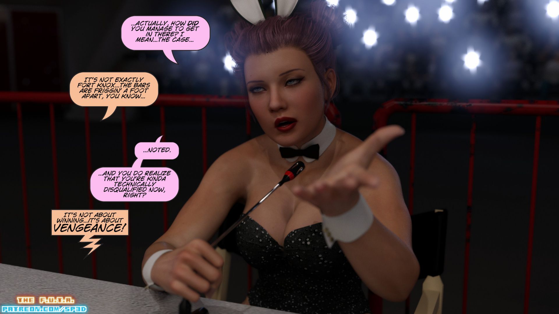 The F.U.T.A [SquarePeg3D] 11 . The F.U.T.A - Match 11 - Cait "The Mallet" O'Malley VS Freia [SquarePeg3D] – page 35