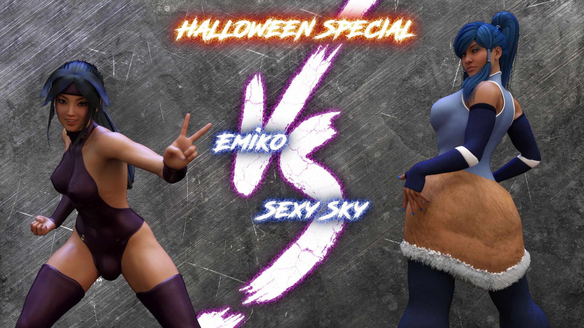 The F.U.T.A [SquarePeg3D] 5 . The F.U.T.A - Match 5 - Emiko VS Sexy Sky [SquarePeg3D] – page 1