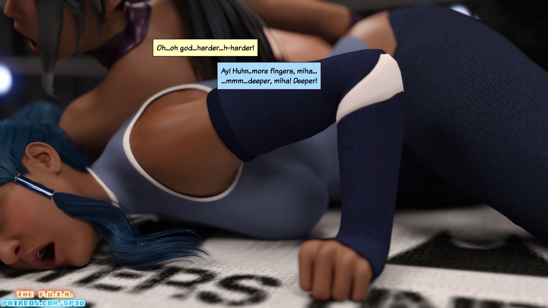 The F.U.T.A [SquarePeg3D] 5 . The F.U.T.A - Match 5 - Emiko VS Sexy Sky [SquarePeg3D] – page 14