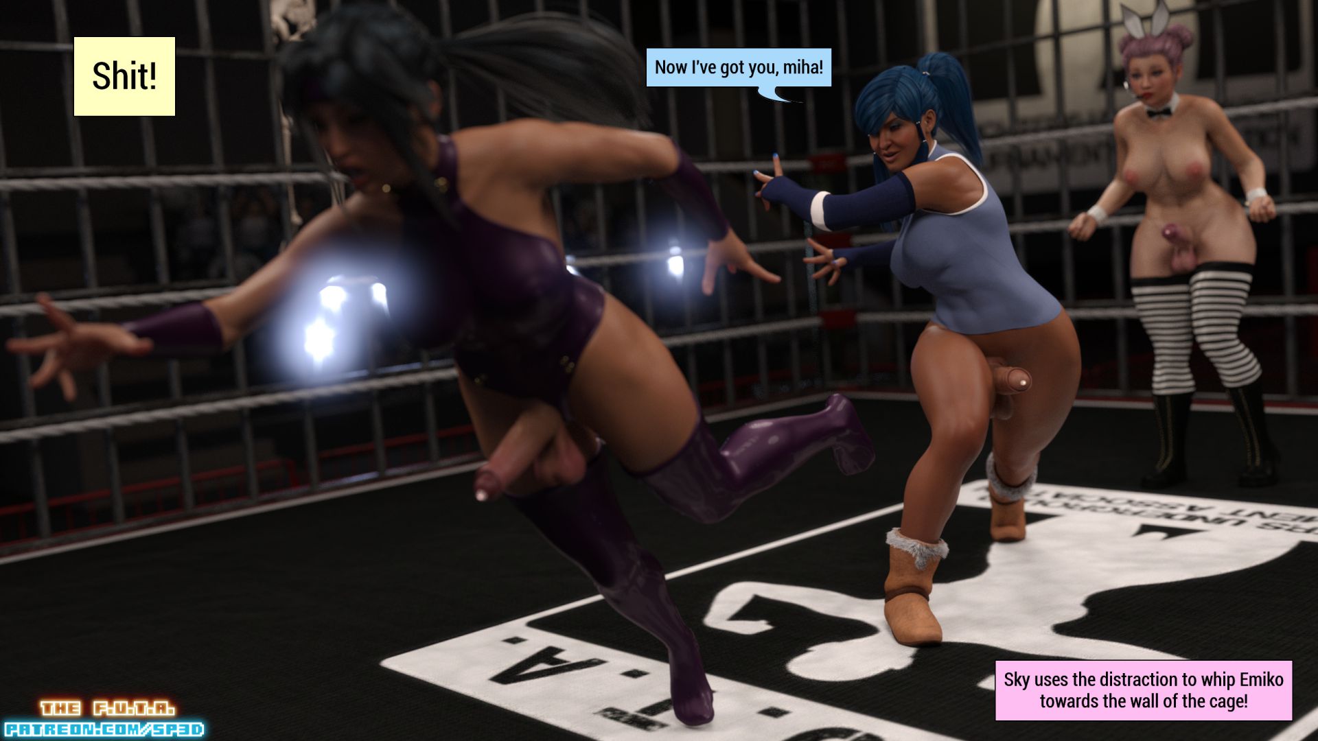 The F.U.T.A [SquarePeg3D] 5 . The F.U.T.A - Match 5 - Emiko VS Sexy Sky [SquarePeg3D] – page 34