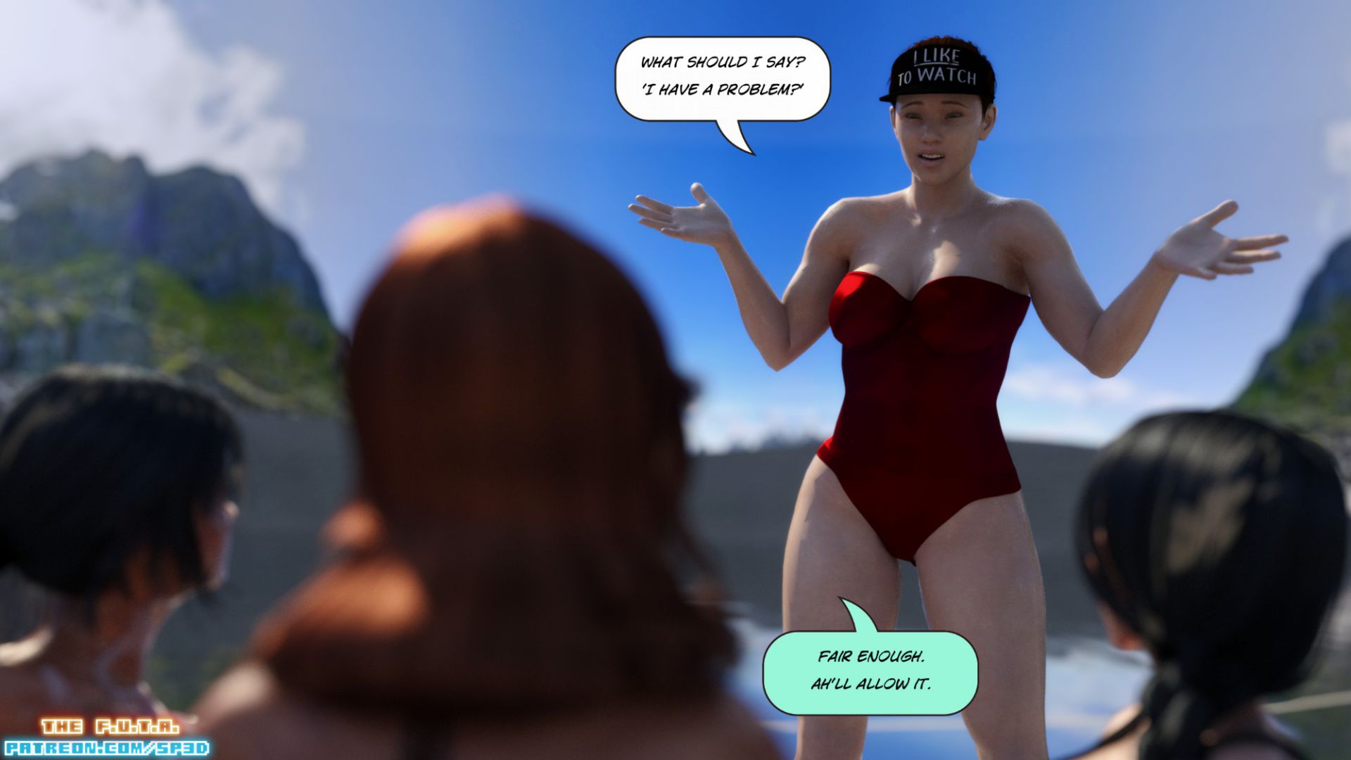 The F.U.T.A [SquarePeg3D] 9 . The F.U.T.A - Match 9 - Emiko VS Freia [SquarePeg3D] – page 35