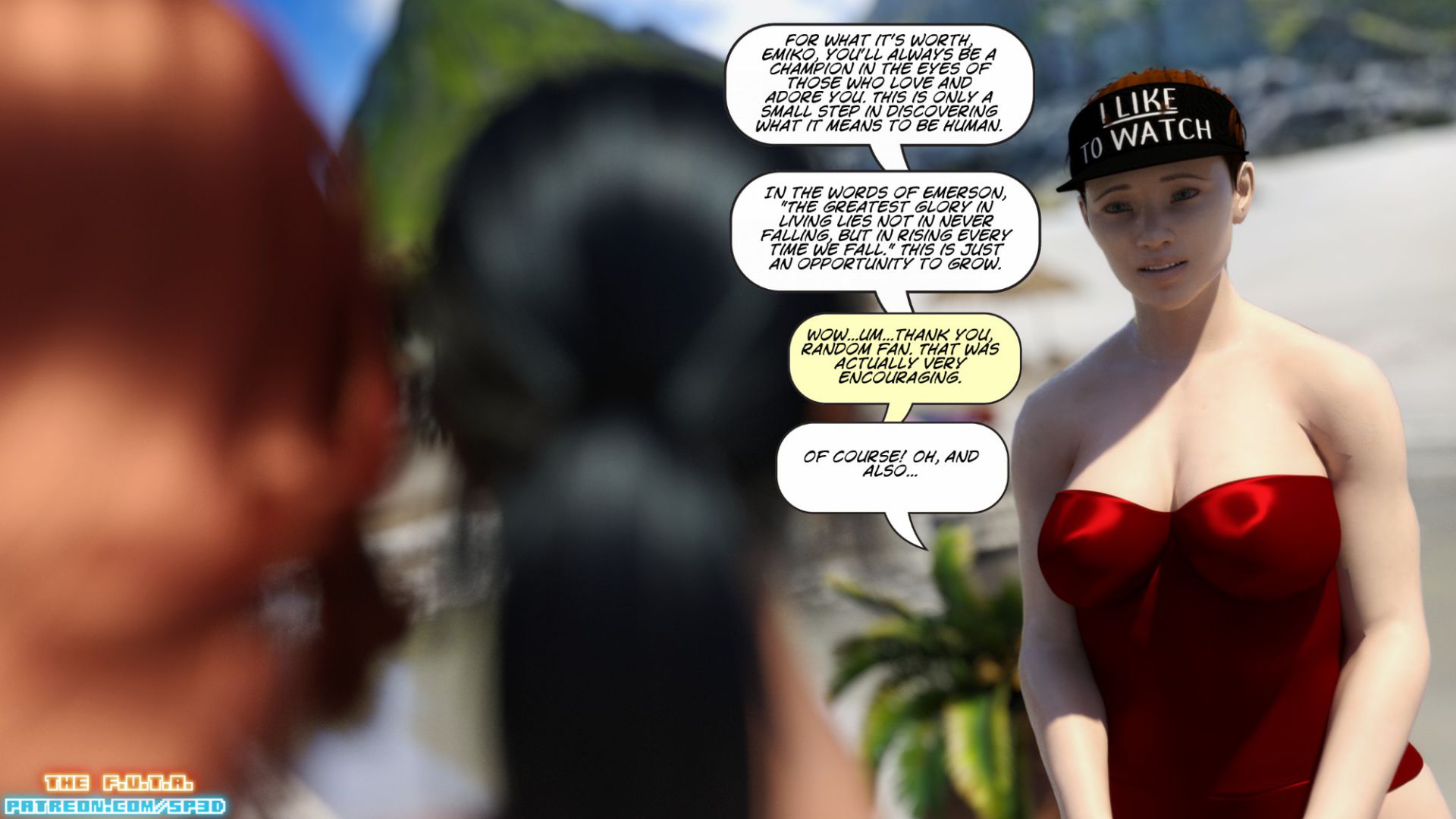 The F.U.T.A [SquarePeg3D] 9 . The F.U.T.A - Match 9 - Emiko VS Freia [SquarePeg3D] – page 73