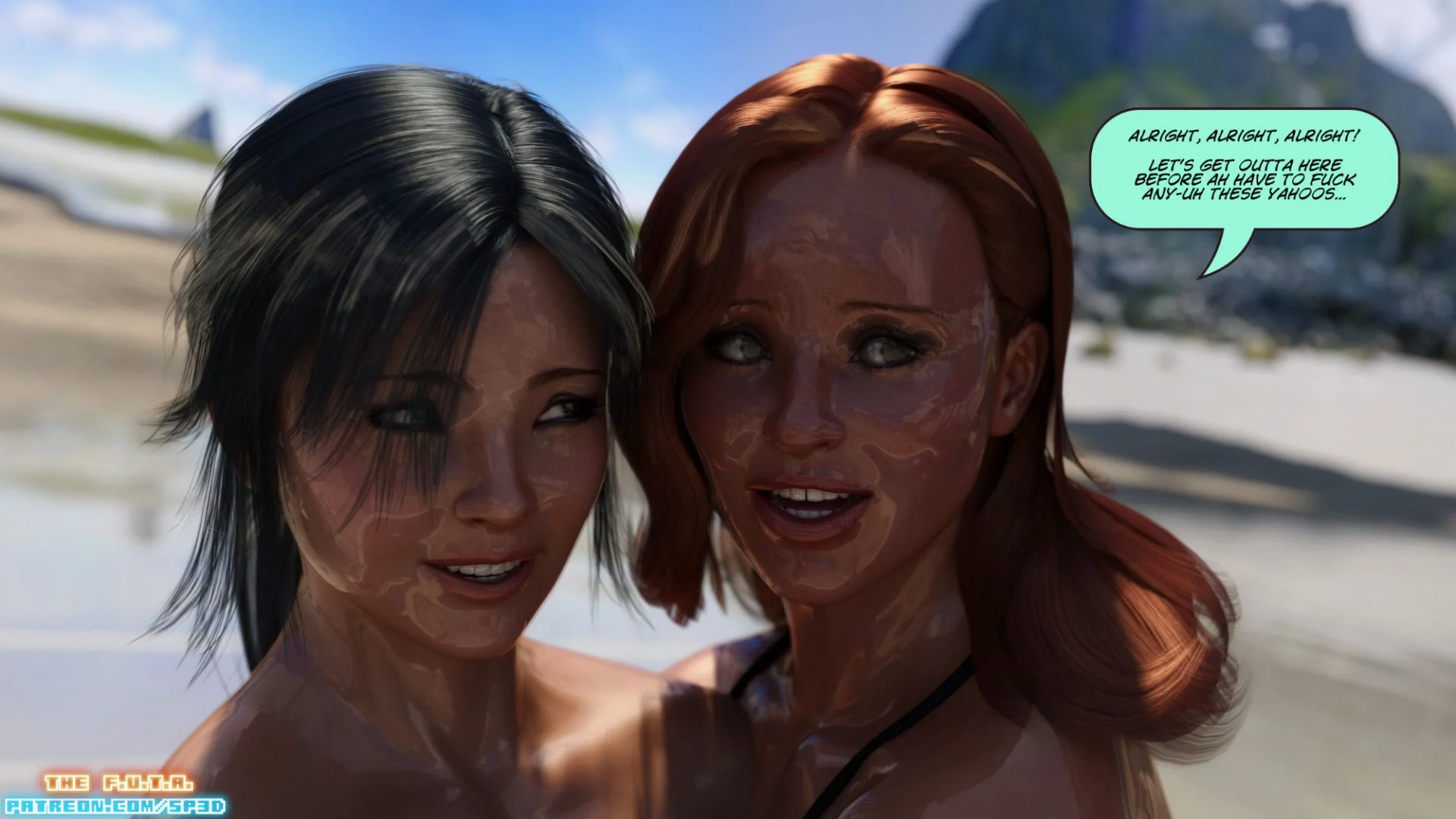 The F.U.T.A [SquarePeg3D] 9 . The F.U.T.A - Match 9 - Emiko VS Freia [SquarePeg3D] – page 75