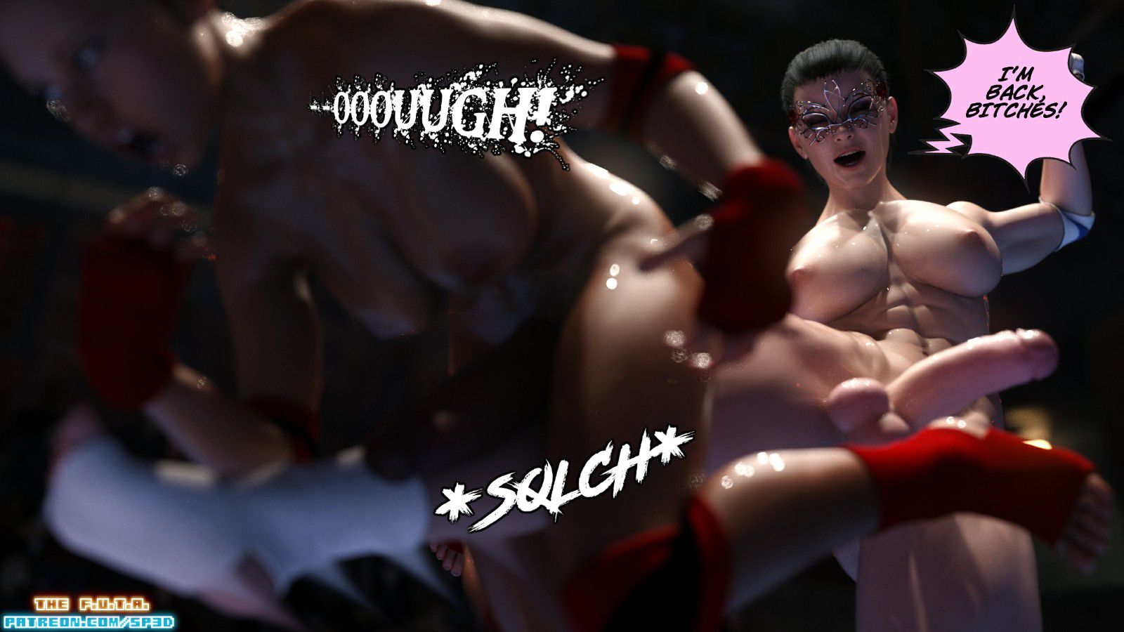 The F.U.T.A [SquarePeg3D] 6 . The F.U.T.A - Match 6 - Freia VS Chi'ana Morinaga [SquarePeg3D] – page 14