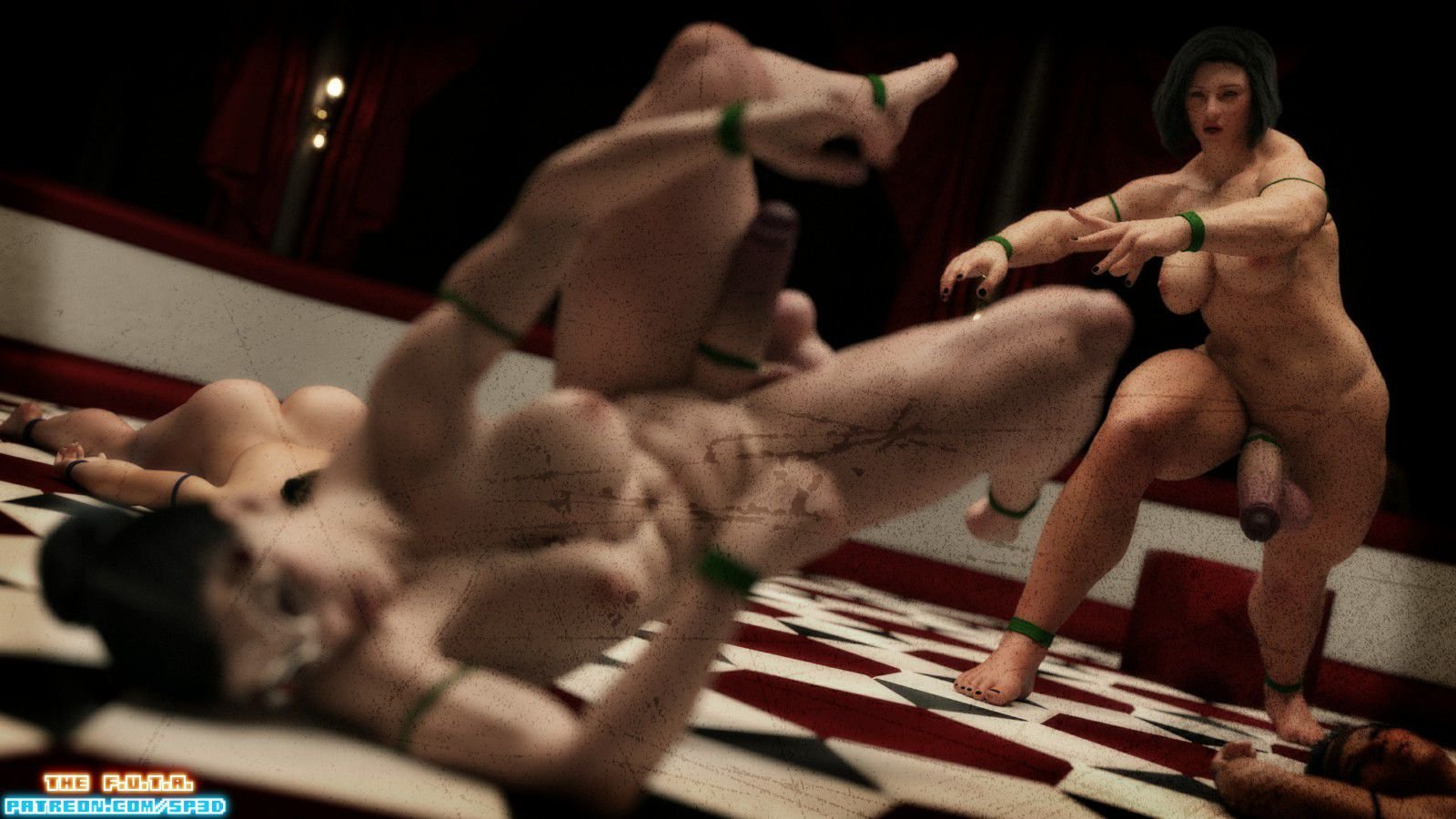 The F.U.T.A [SquarePeg3D] 6 . The F.U.T.A - Match 6 - Freia VS Chi'ana Morinaga [SquarePeg3D] – page 28