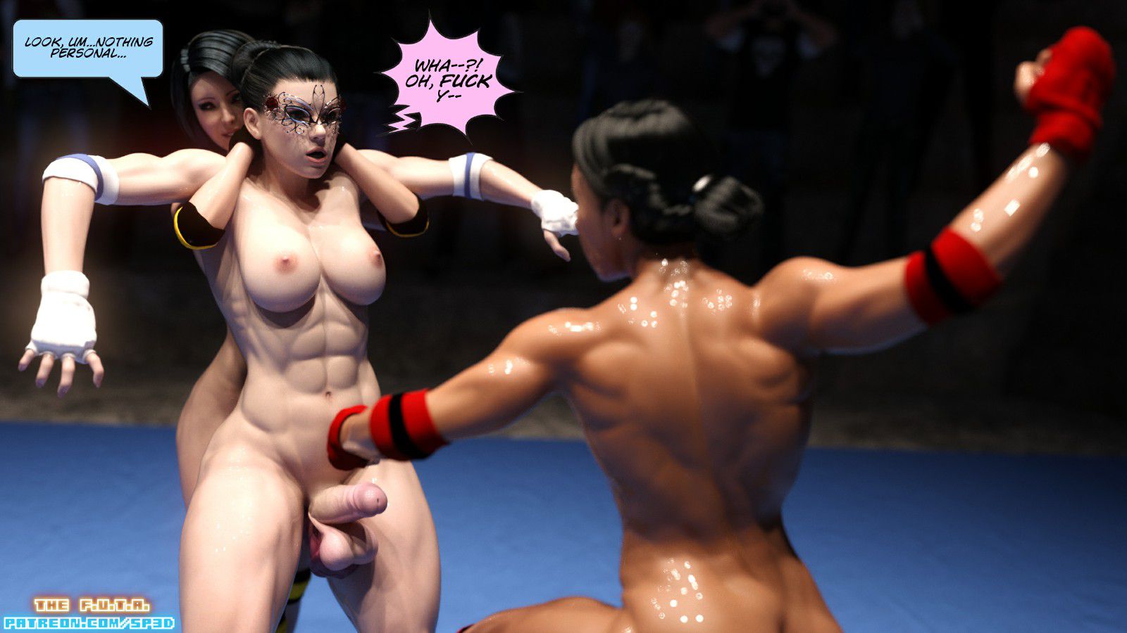 The F.U.T.A [SquarePeg3D] 6 . The F.U.T.A - Match 6 - Freia VS Chi'ana Morinaga [SquarePeg3D] – page 34