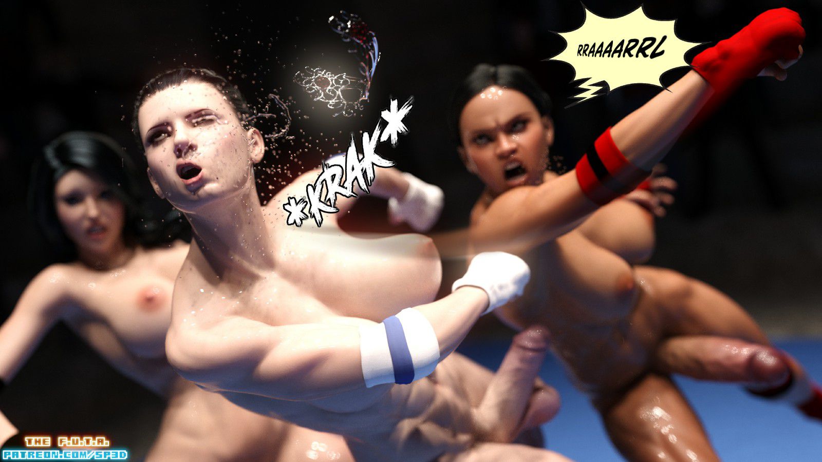 The F.U.T.A [SquarePeg3D] 6 . The F.U.T.A - Match 6 - Freia VS Chi'ana Morinaga [SquarePeg3D] – page 35
