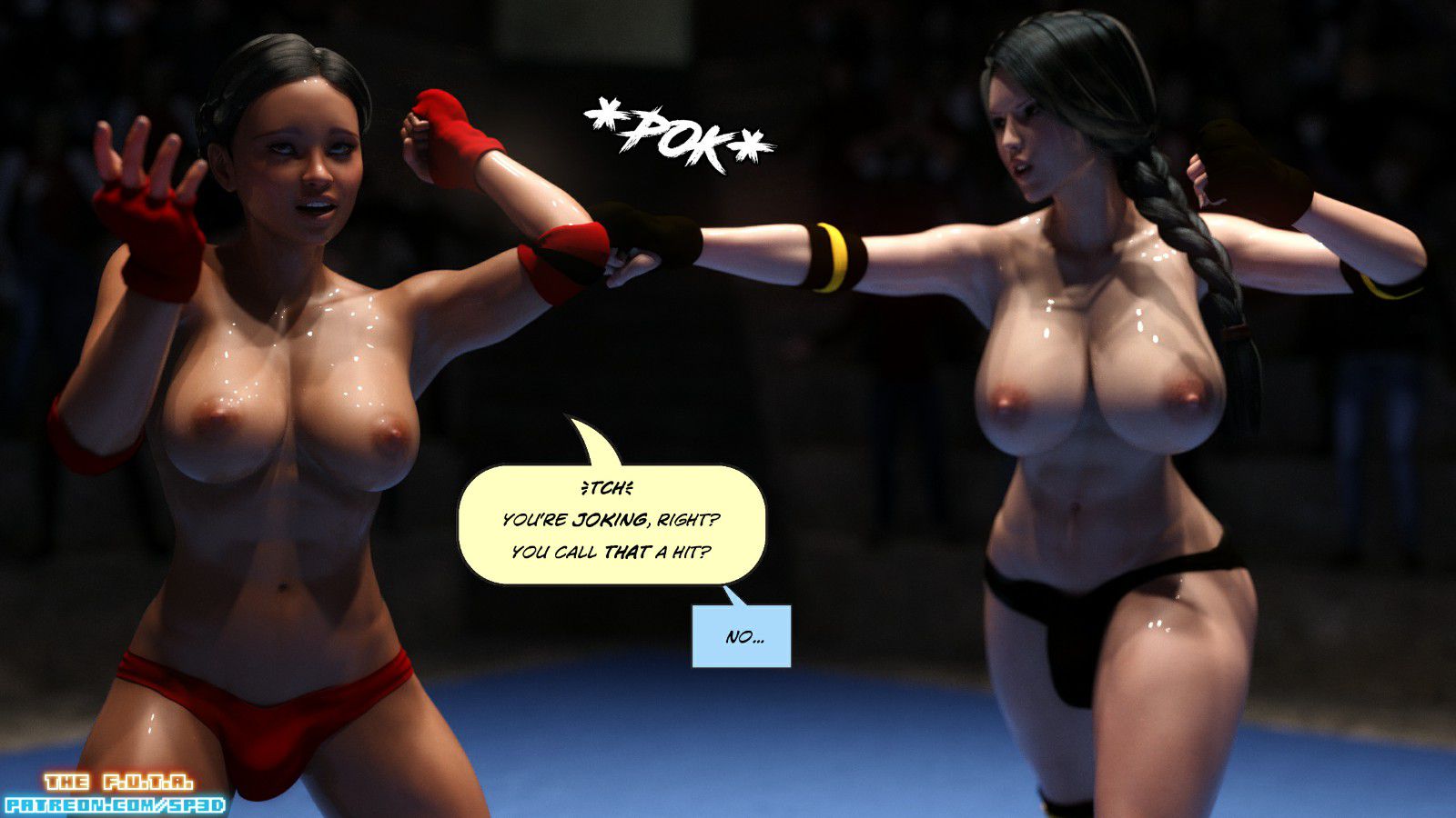 The F.U.T.A [SquarePeg3D] 6 . The F.U.T.A - Match 6 - Freia VS Chi'ana Morinaga [SquarePeg3D] – page 4