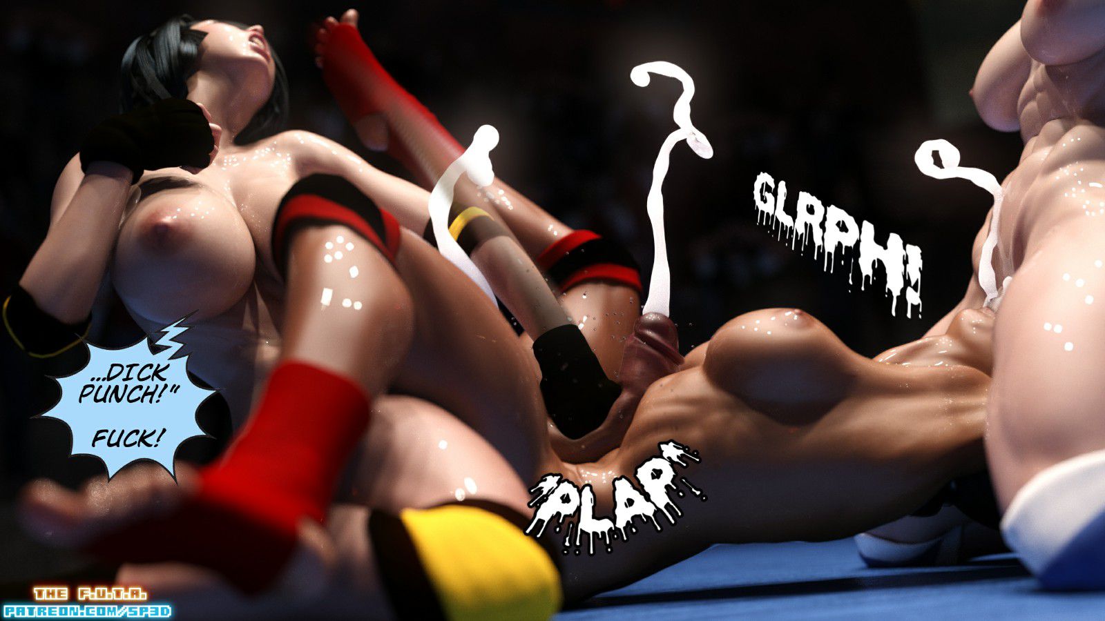 The F.U.T.A [SquarePeg3D] 6 . The F.U.T.A - Match 6 - Freia VS Chi'ana Morinaga [SquarePeg3D] – page 44