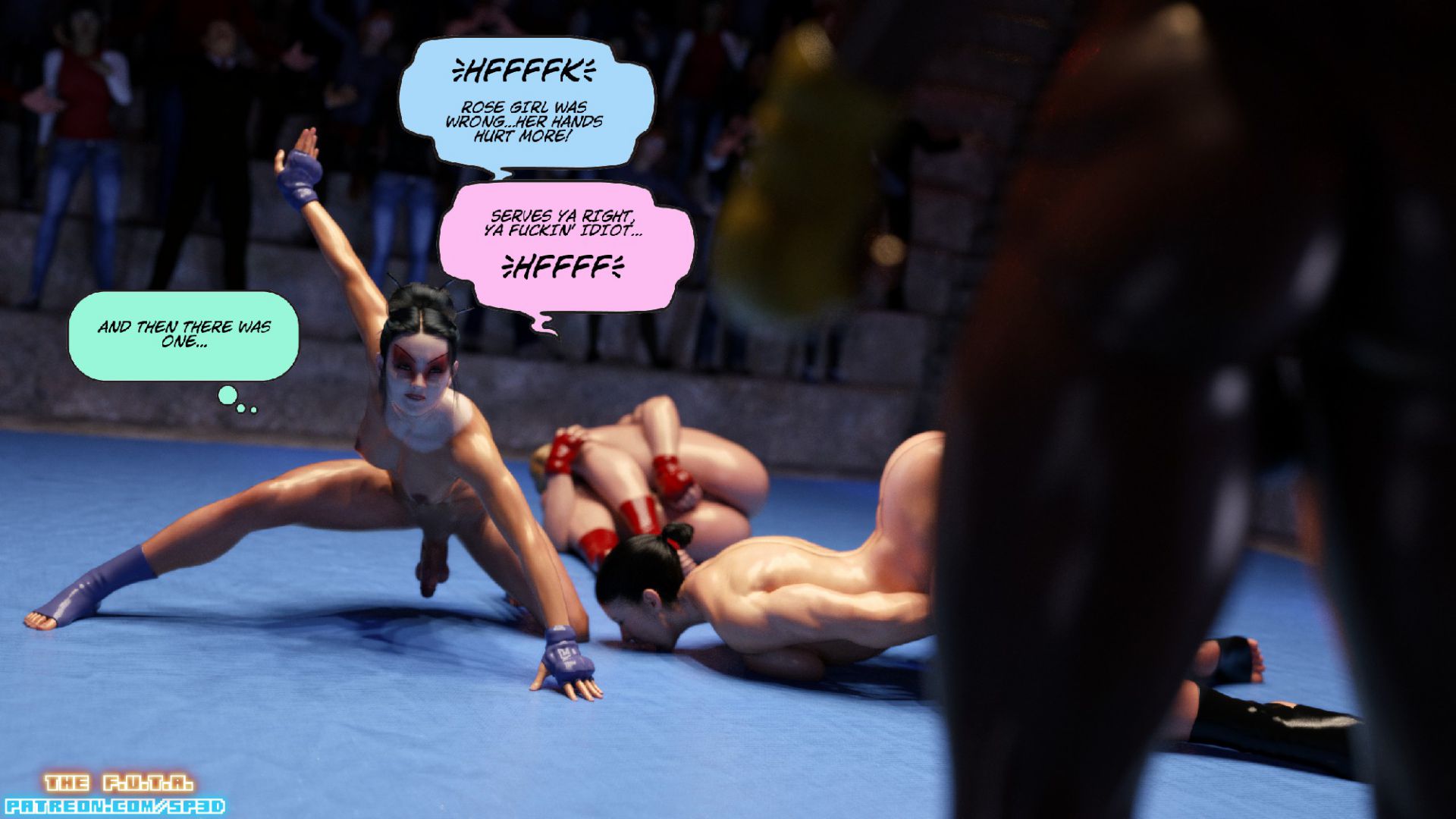 The F.U.T.A [SquarePeg3D] 10 . The F.U.T.A - Match 10 - Queen Cobra VS Ingrid "The Bear" Fedorova VS "Rosebud" Adams VS The Fox?! [SquarePeg3D] – page 19
