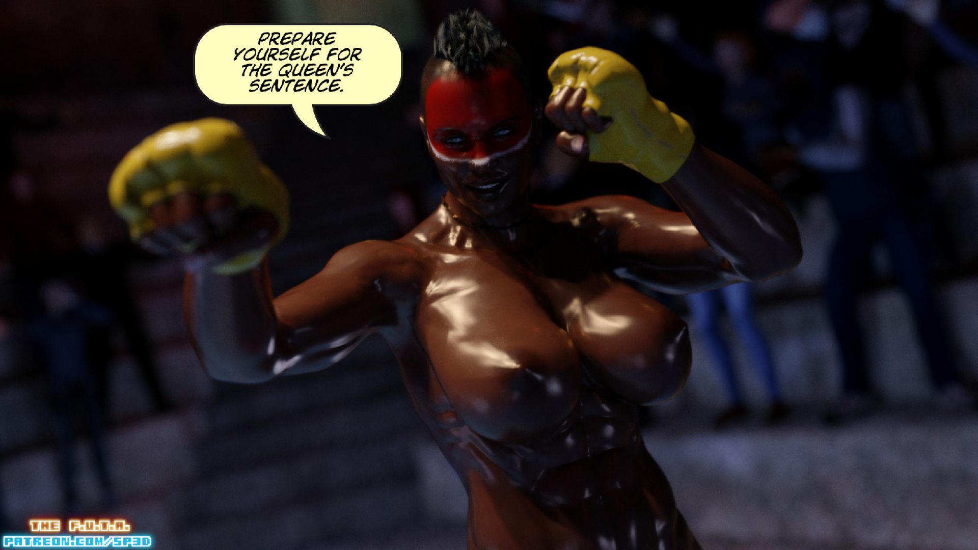 The F.U.T.A [SquarePeg3D] 10 . The F.U.T.A - Match 10 - Queen Cobra VS Ingrid "The Bear" Fedorova VS "Rosebud" Adams VS The Fox?! [SquarePeg3D] – page 21