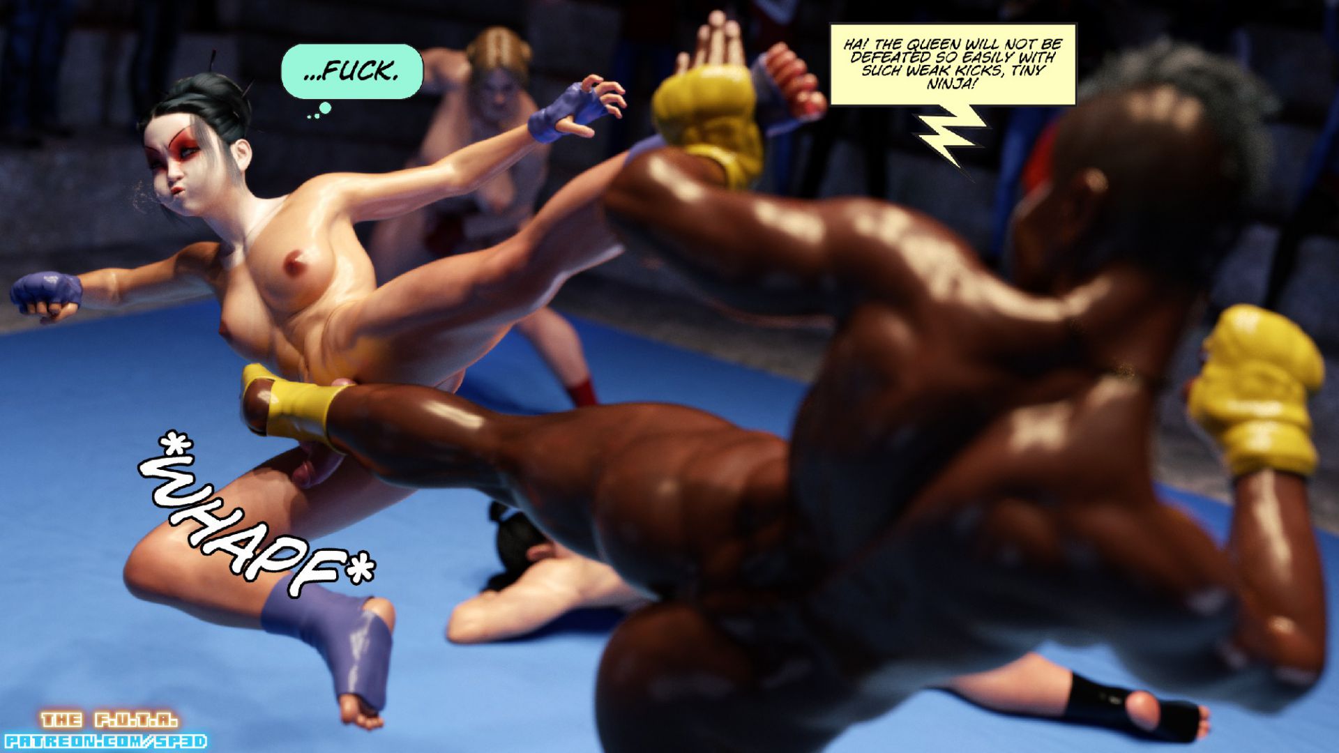 The F.U.T.A [SquarePeg3D] 10 . The F.U.T.A - Match 10 - Queen Cobra VS Ingrid "The Bear" Fedorova VS "Rosebud" Adams VS The Fox?! [SquarePeg3D] – page 22