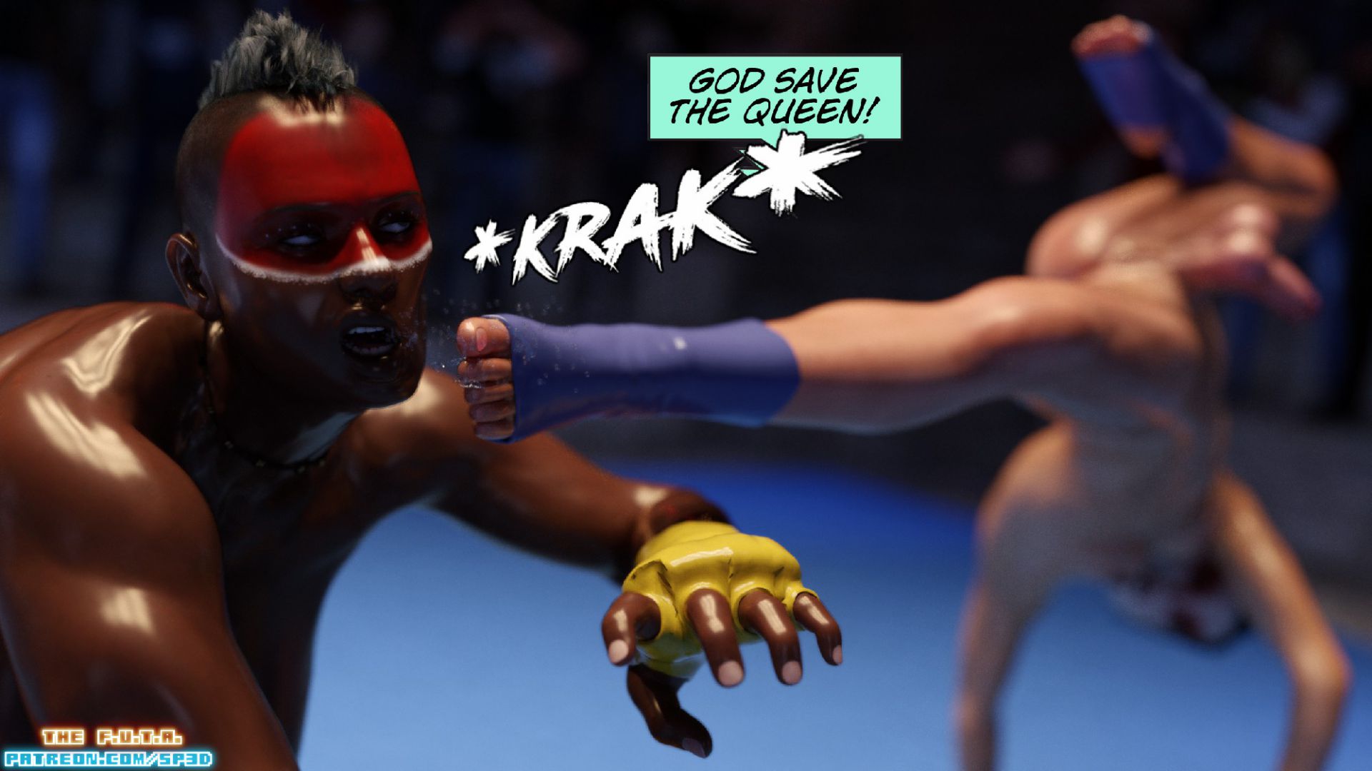 The F.U.T.A [SquarePeg3D] 10 . The F.U.T.A - Match 10 - Queen Cobra VS Ingrid "The Bear" Fedorova VS "Rosebud" Adams VS The Fox?! [SquarePeg3D] – page 33