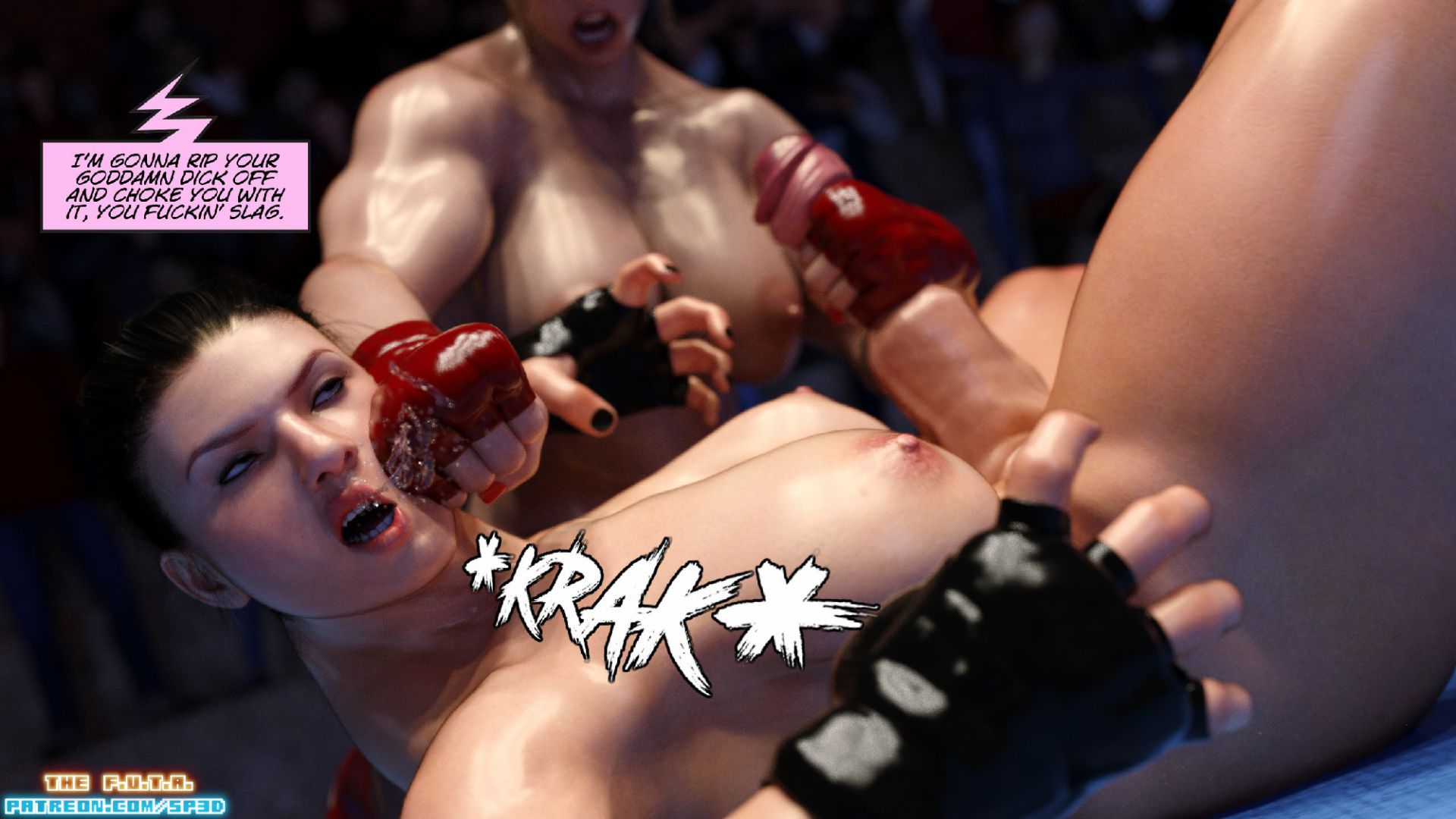 The F.U.T.A [SquarePeg3D] 10 . The F.U.T.A - Match 10 - Queen Cobra VS Ingrid "The Bear" Fedorova VS "Rosebud" Adams VS The Fox?! [SquarePeg3D] – page 36