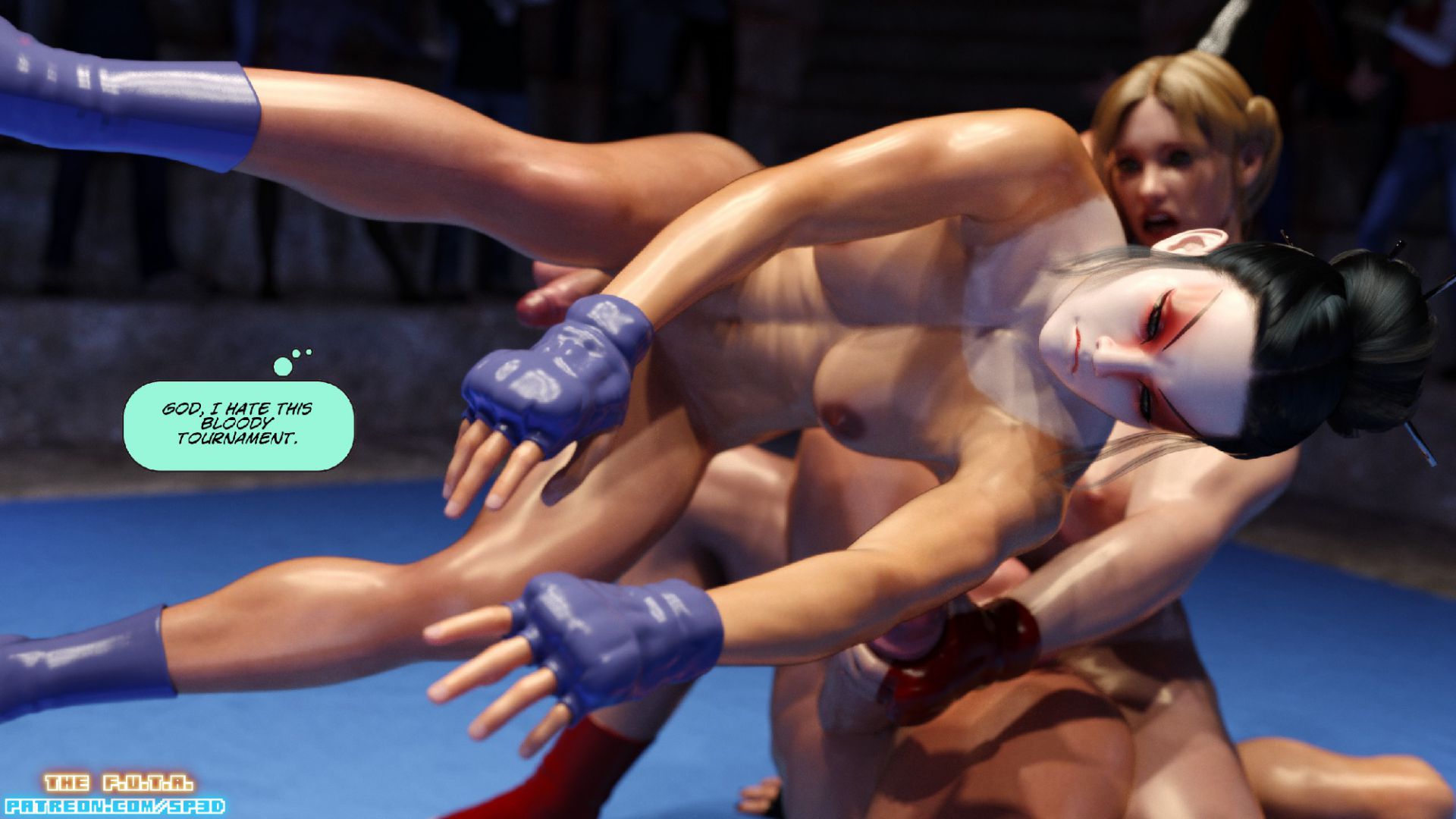 The F.U.T.A [SquarePeg3D] 10 . The F.U.T.A - Match 10 - Queen Cobra VS Ingrid "The Bear" Fedorova VS "Rosebud" Adams VS The Fox?! [SquarePeg3D] – page 41
