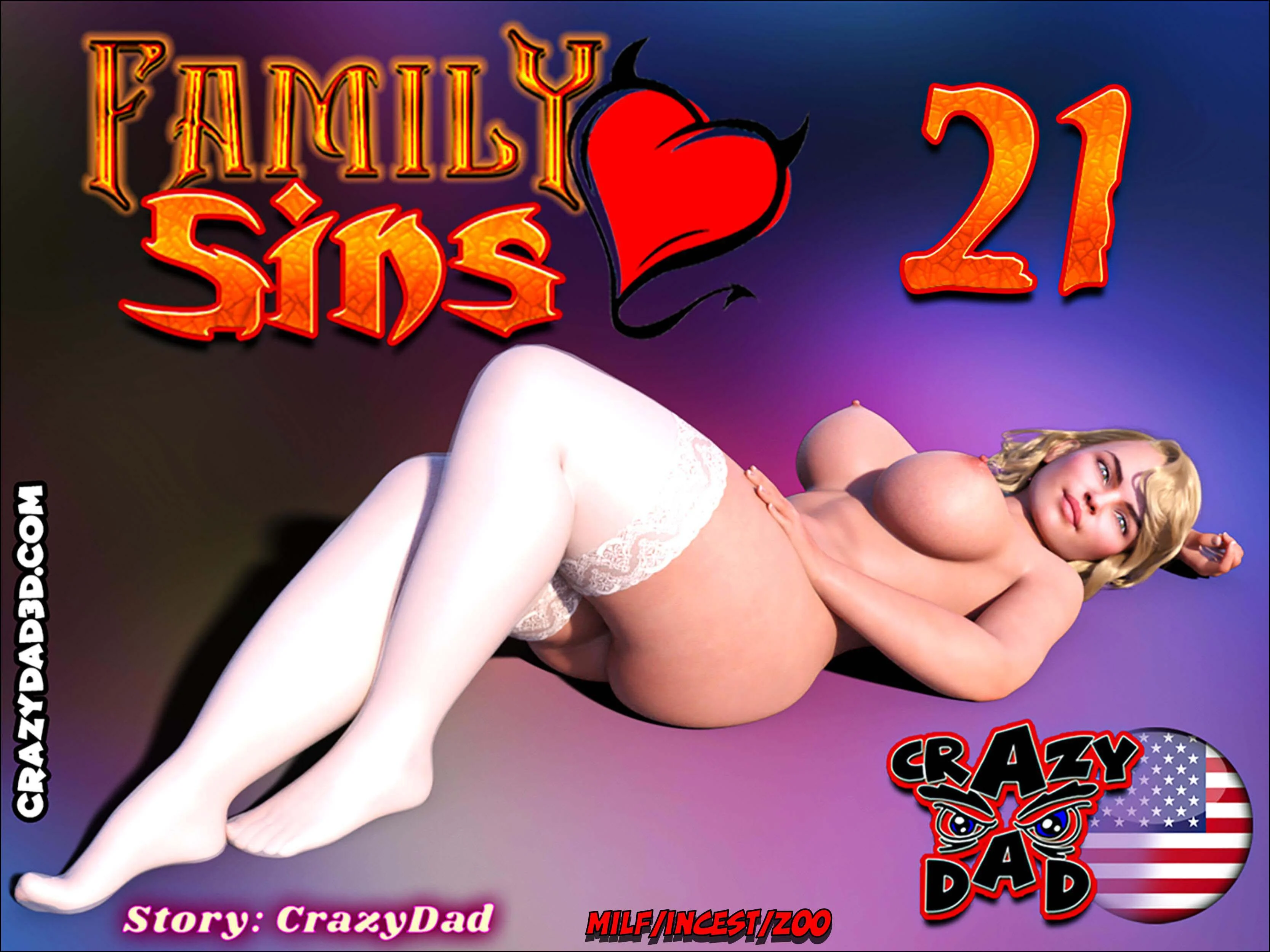 Family Sins [CrazyDad3D] 21 . Family Sins - Chapter 21 [CrazyDad3D] – page 1
