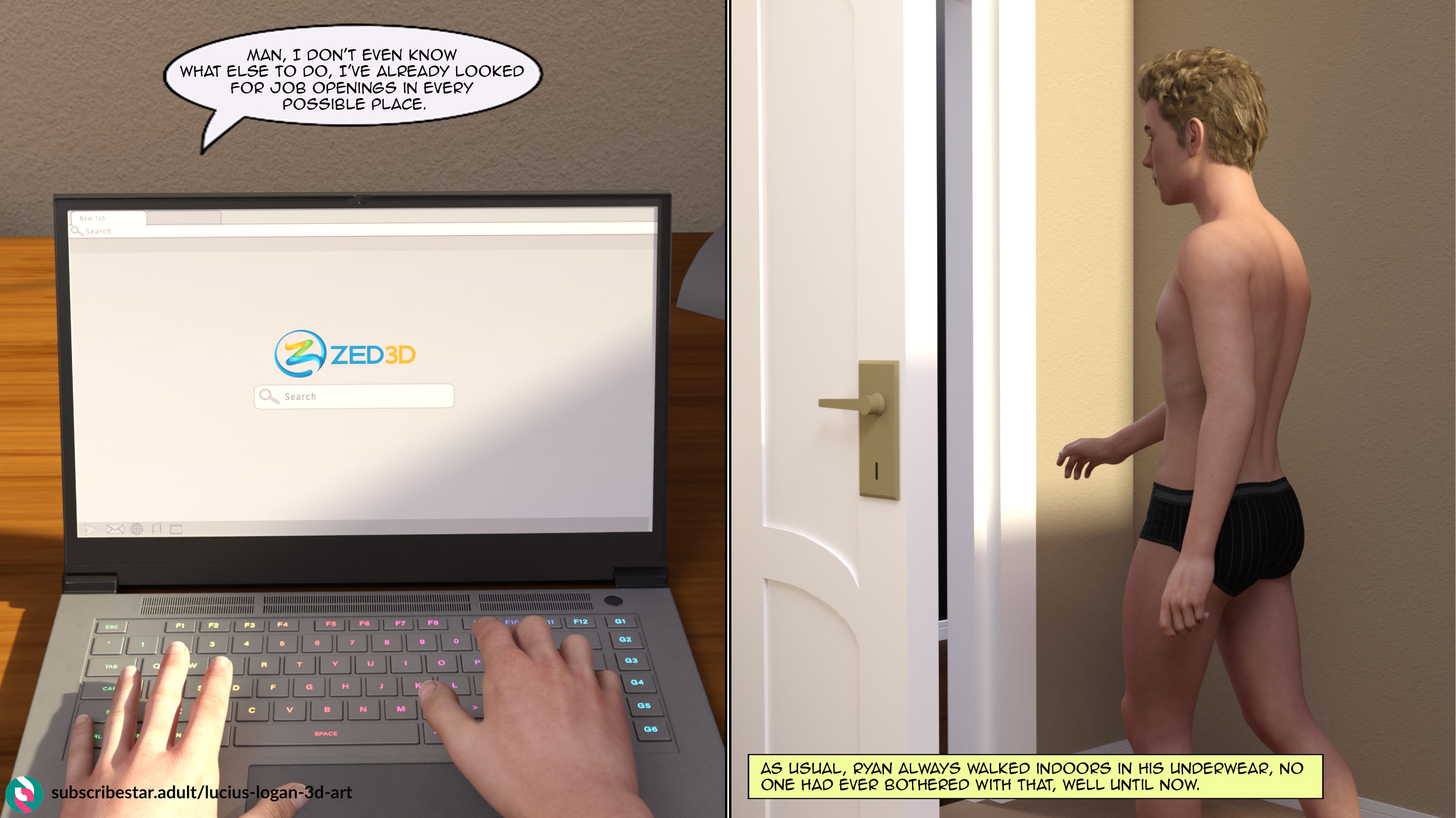 Why Not Me Too? [Lucius Logan] 1 . Why Not Me Too - Chapter 1 [Lucius Logan] – page 13