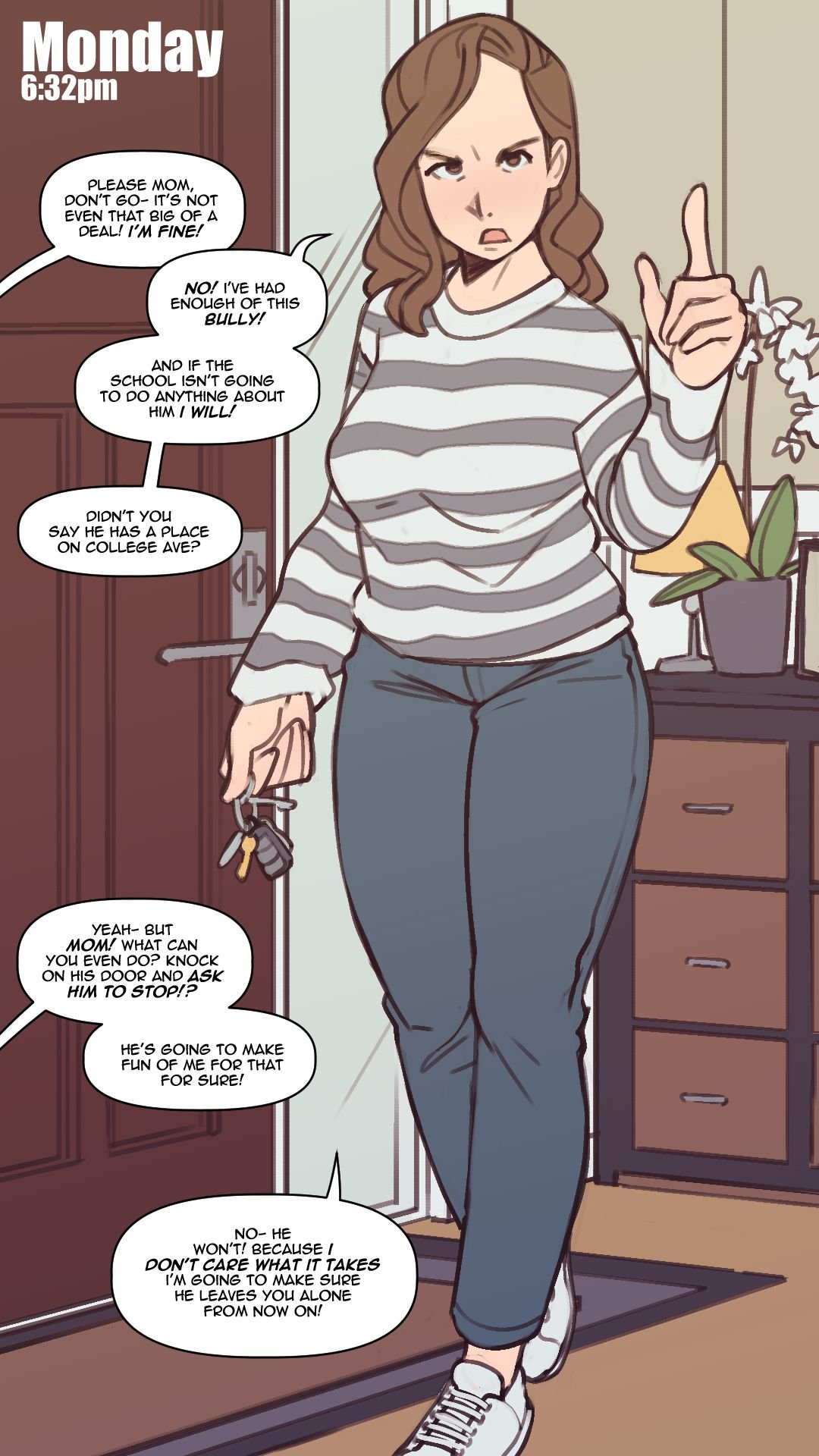 Mom deals with my bully [NotEnoughMilk] 1 . Mom deals with my bully - Chapter 1 [NotEnoughMilk] – page 2