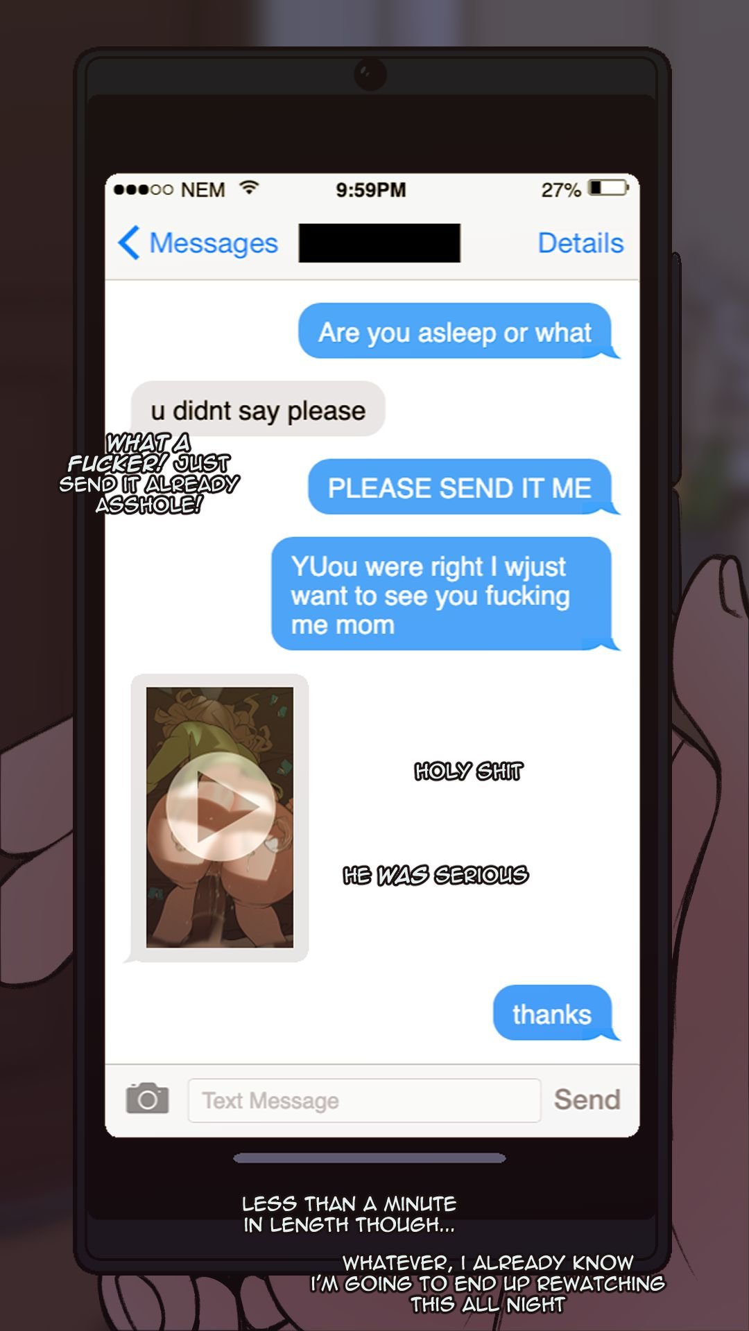 Mom deals with my bully [NotEnoughMilk] 1 . Mom deals with my bully - Chapter 1 [NotEnoughMilk] – page 8