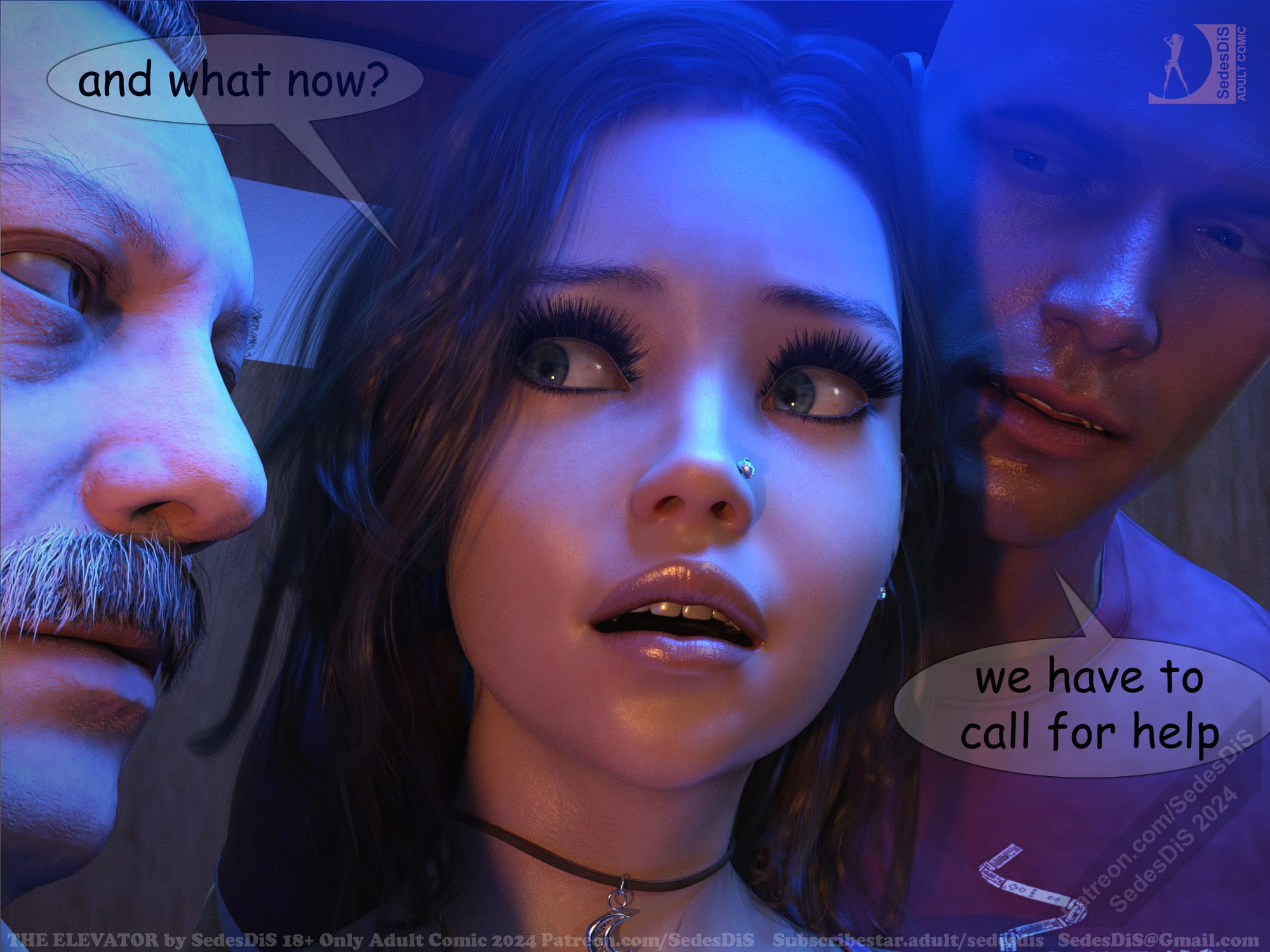 The Elevator [SedesDiS] 1 . The Elevator - Chapter 1 [SedesDiS] – page 10