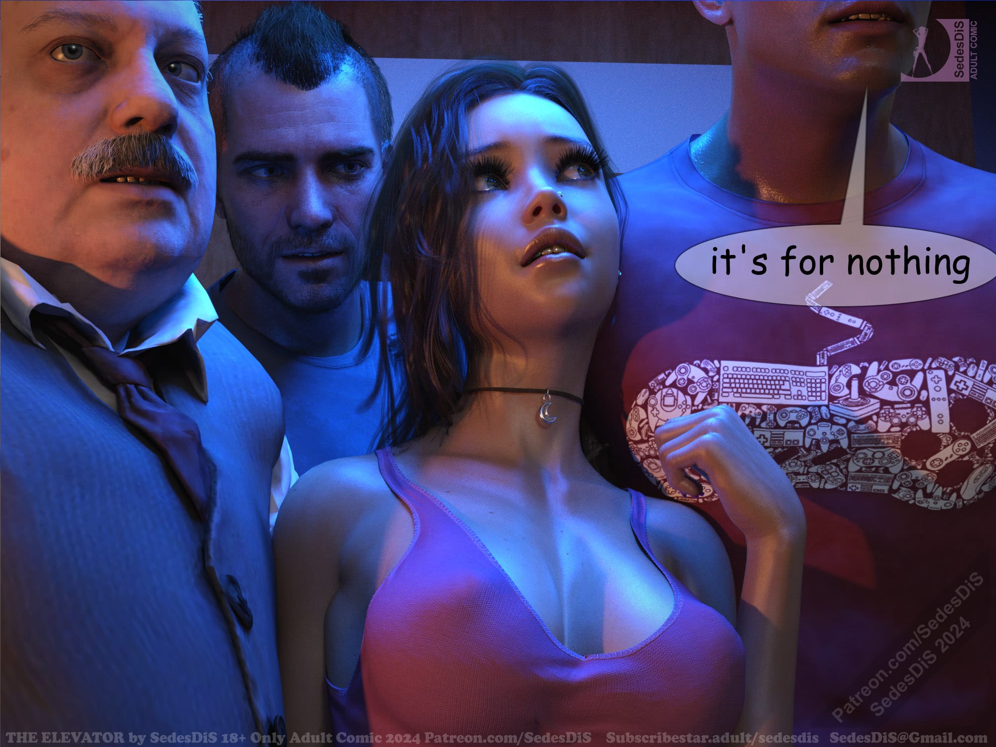The Elevator [SedesDiS] 1 . The Elevator - Chapter 1 [SedesDiS] – page 13