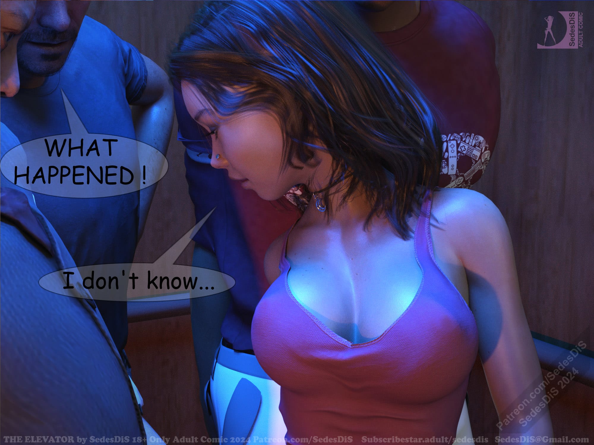 The Elevator [SedesDiS] 1 . The Elevator - Chapter 1 [SedesDiS] – page 16