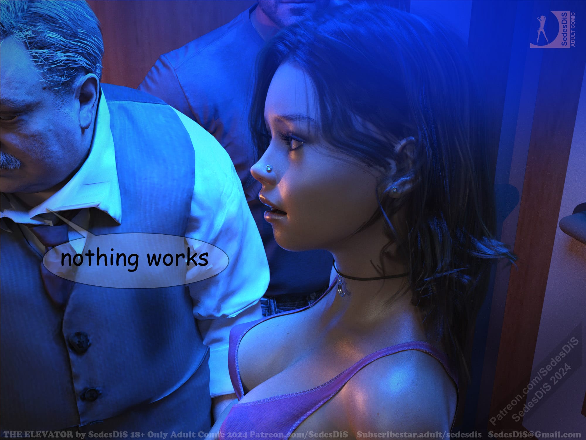 The Elevator [SedesDiS] 1 . The Elevator - Chapter 1 [SedesDiS] – page 9