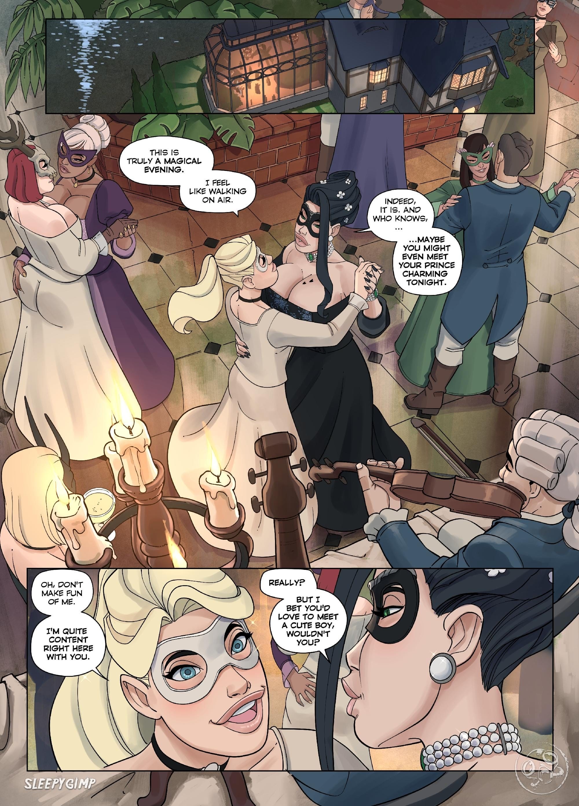Family Values [Sleepy Gimp] 9 . Family Values - Midsummer Night's Ball 1 - Chapter 9 [Sleepy Gimp] – page 12
