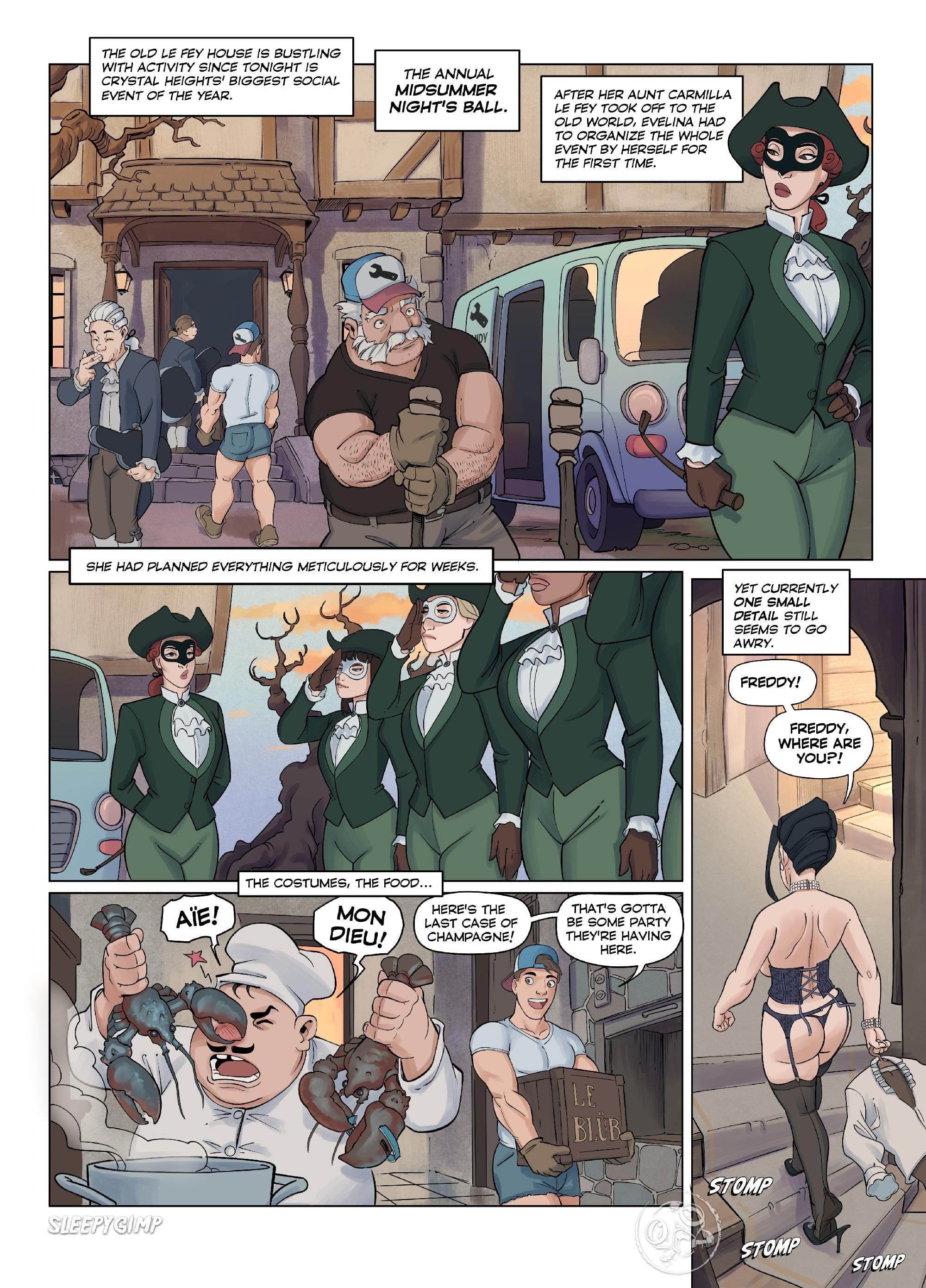 Family Values [Sleepy Gimp] 9 . Family Values - Midsummer Night's Ball 1 - Chapter 9 [Sleepy Gimp] – page 2