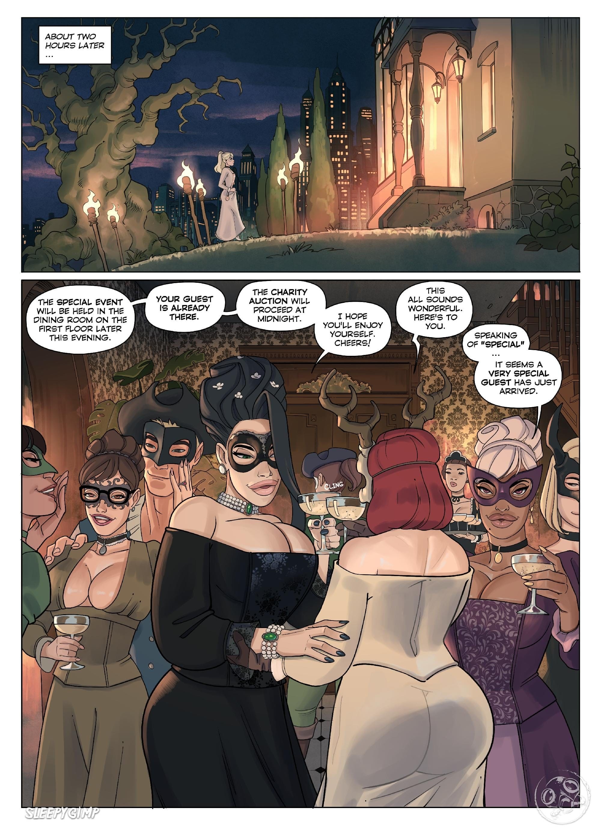 Family Values [Sleepy Gimp] 9 . Family Values - Midsummer Night's Ball 1 - Chapter 9 [Sleepy Gimp] – page 7