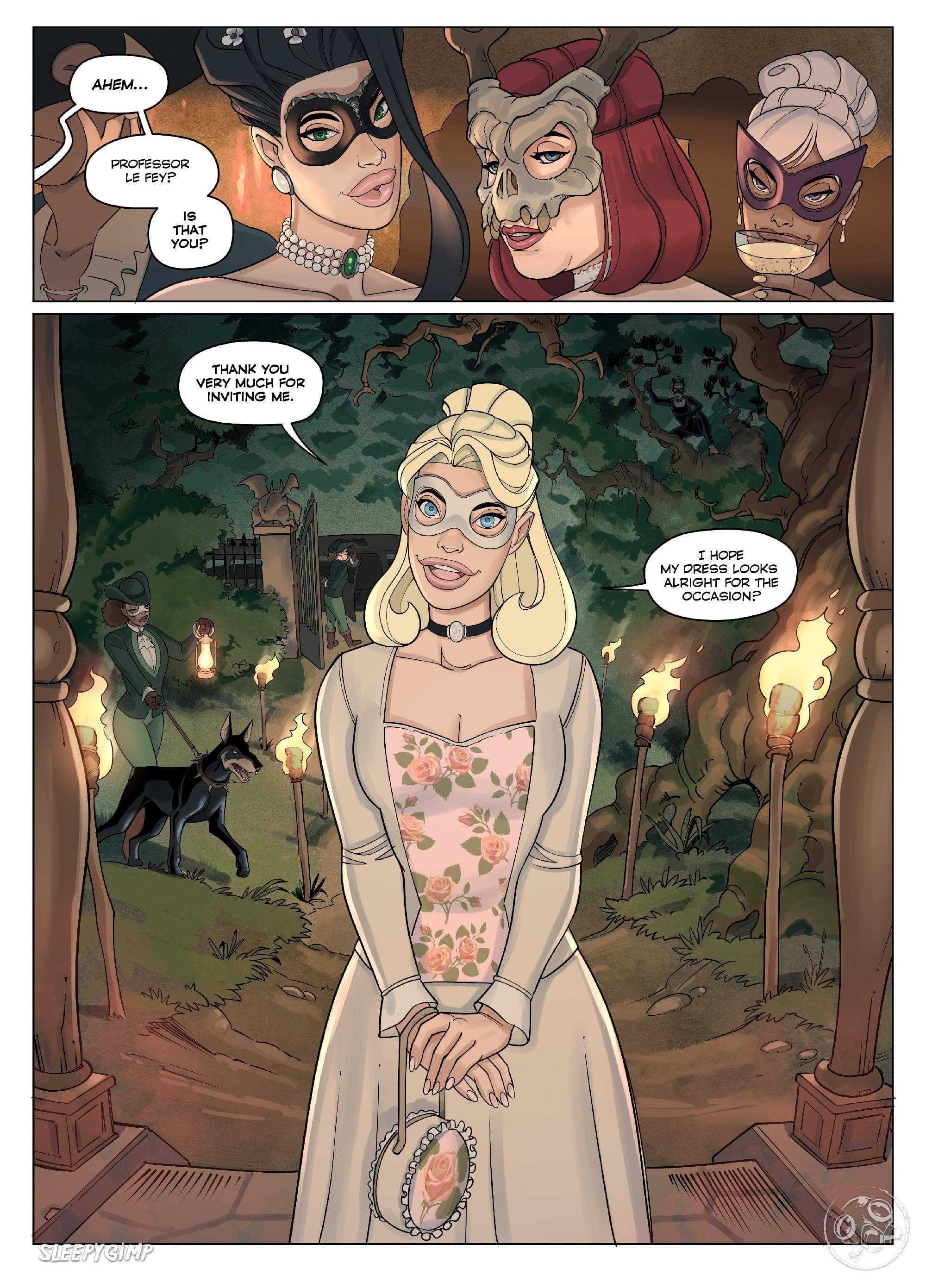 Family Values [Sleepy Gimp] 9 . Family Values - Midsummer Night's Ball 1 - Chapter 9 [Sleepy Gimp] – page 8
