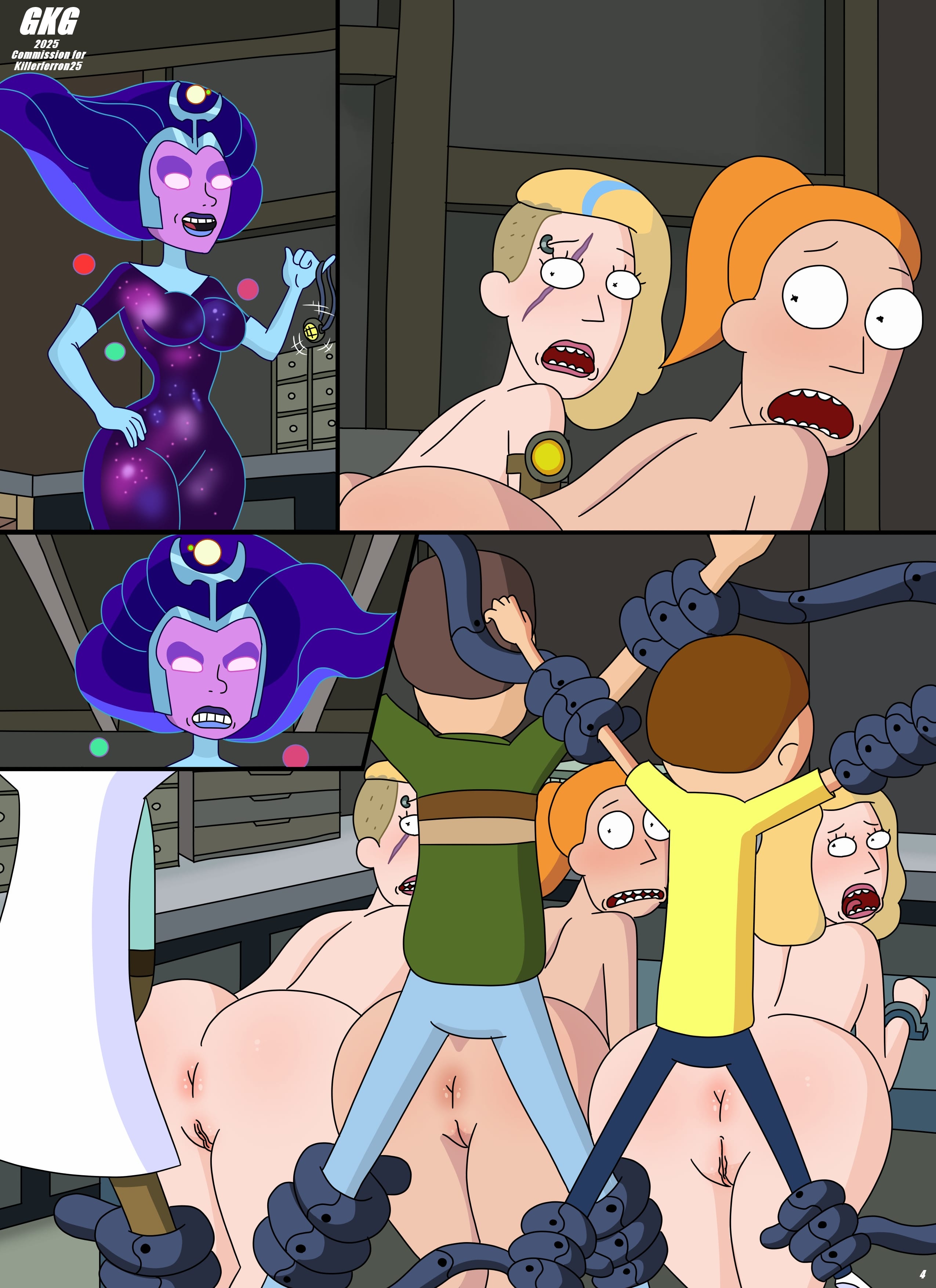 Close Encounters of the Butt Kind (Rick and Morty) [GKG] 2.5 . Close Encounters of the Butt Kind - Textless - Chapter 2 (Rick and Morty) [GKG] – page 4