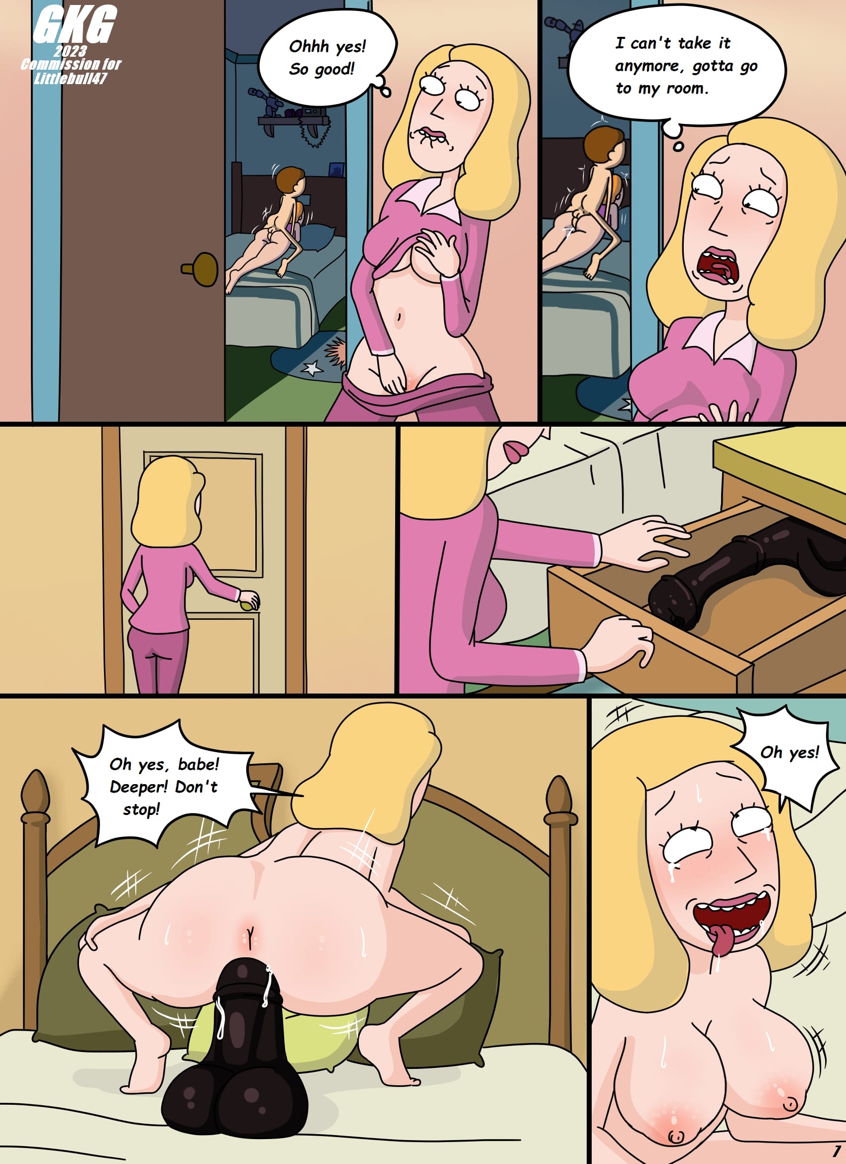 Close Encounters of the Butt Kind (Rick and Morty) [GKG] 1 . Close Encounters of the Butt Kind - Chapter 1 (Rick and Morty) [GKG] – page 8