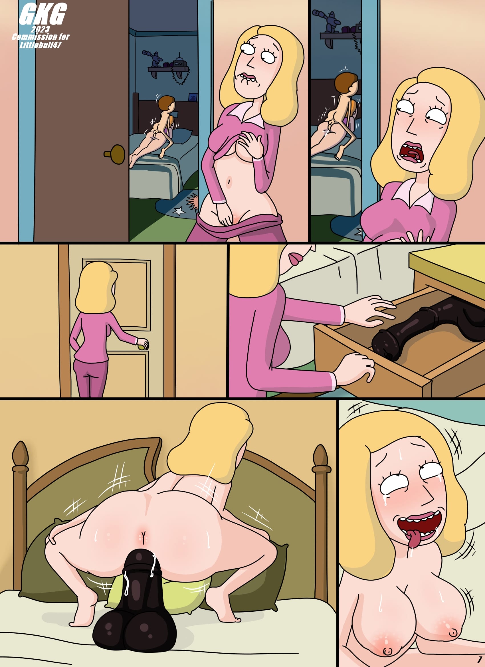 Close Encounters of the Butt Kind (Rick and Morty) [GKG] 1.5 . Close Encounters of the Butt Kind - Textless - Chapter 1 (Rick and Morty) [GKG] – page 8