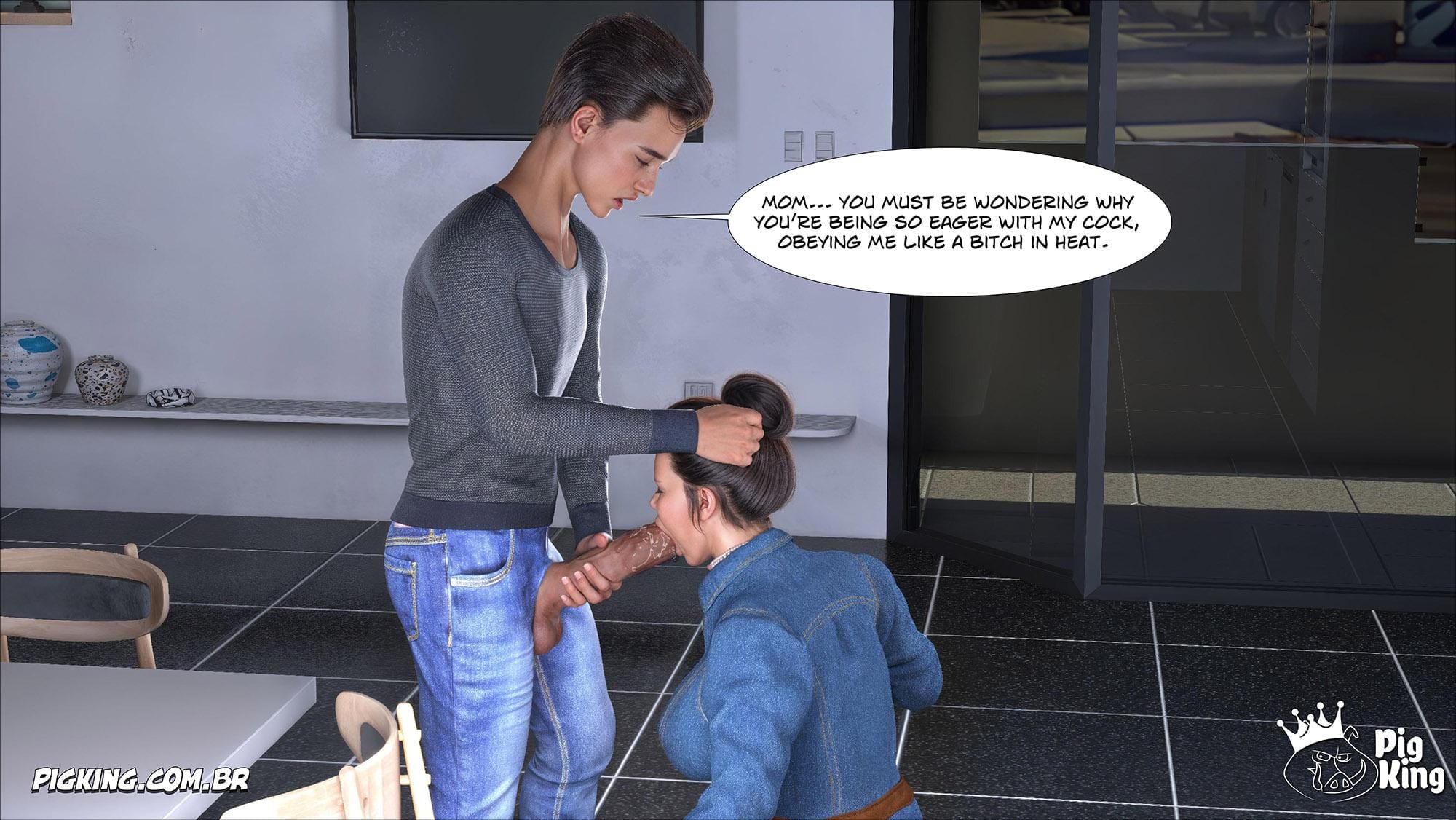 The Collar [CrazyDad3D] 1 . The Collar - Chapter 1 [CrazyDad3D] – page 23
