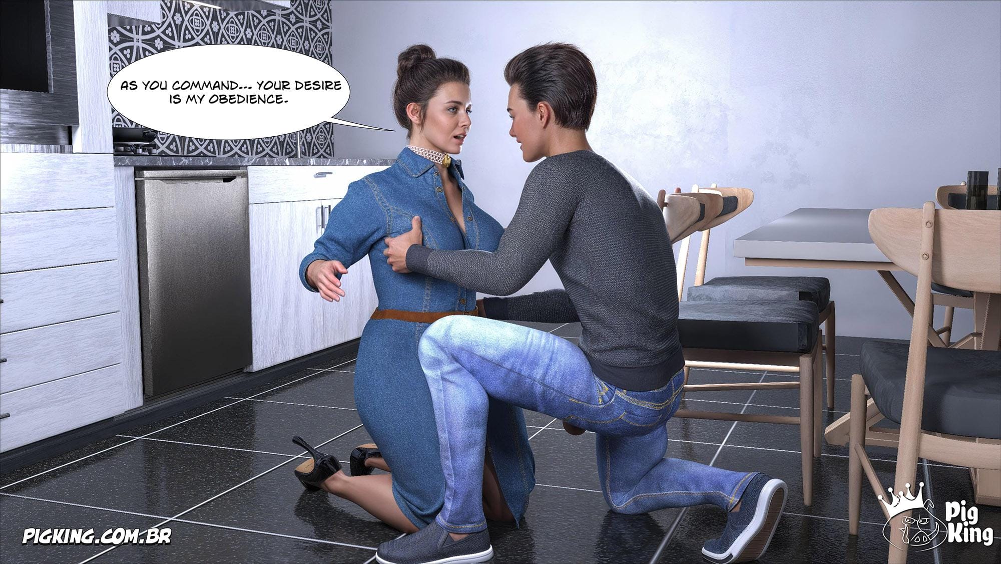 The Collar [CrazyDad3D] 1 . The Collar - Chapter 1 [CrazyDad3D] – page 28