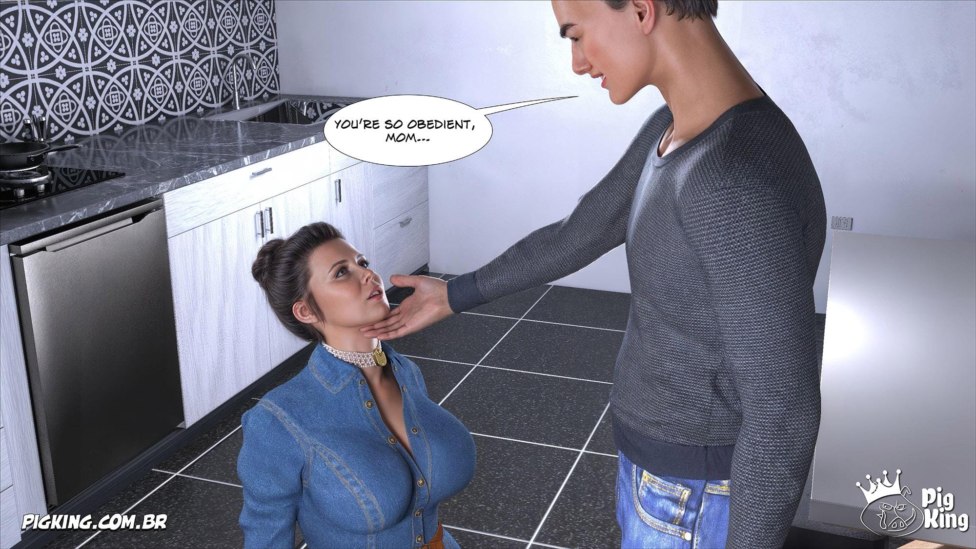 The Collar [CrazyDad3D] 1 . The Collar - Chapter 1 [CrazyDad3D] – page 9