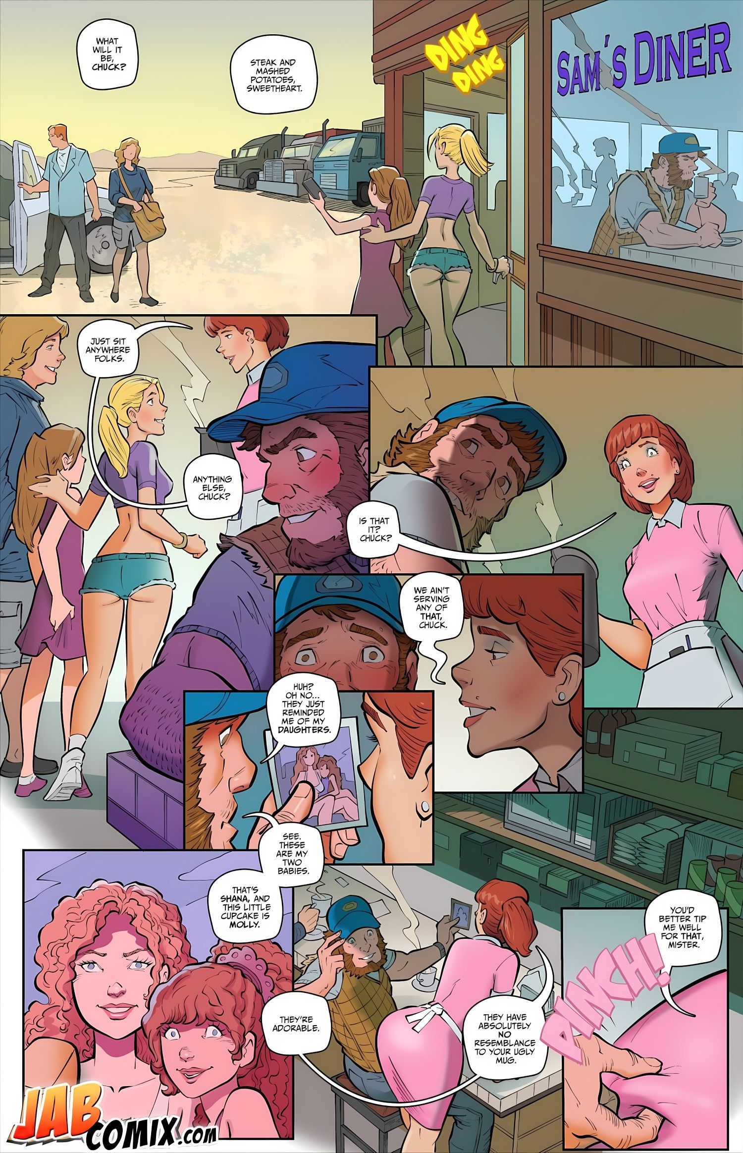 My Stripper Daughter [JabComix] 1 . My Stripper Daughter - Chapter 1 [JabComix] – page 2