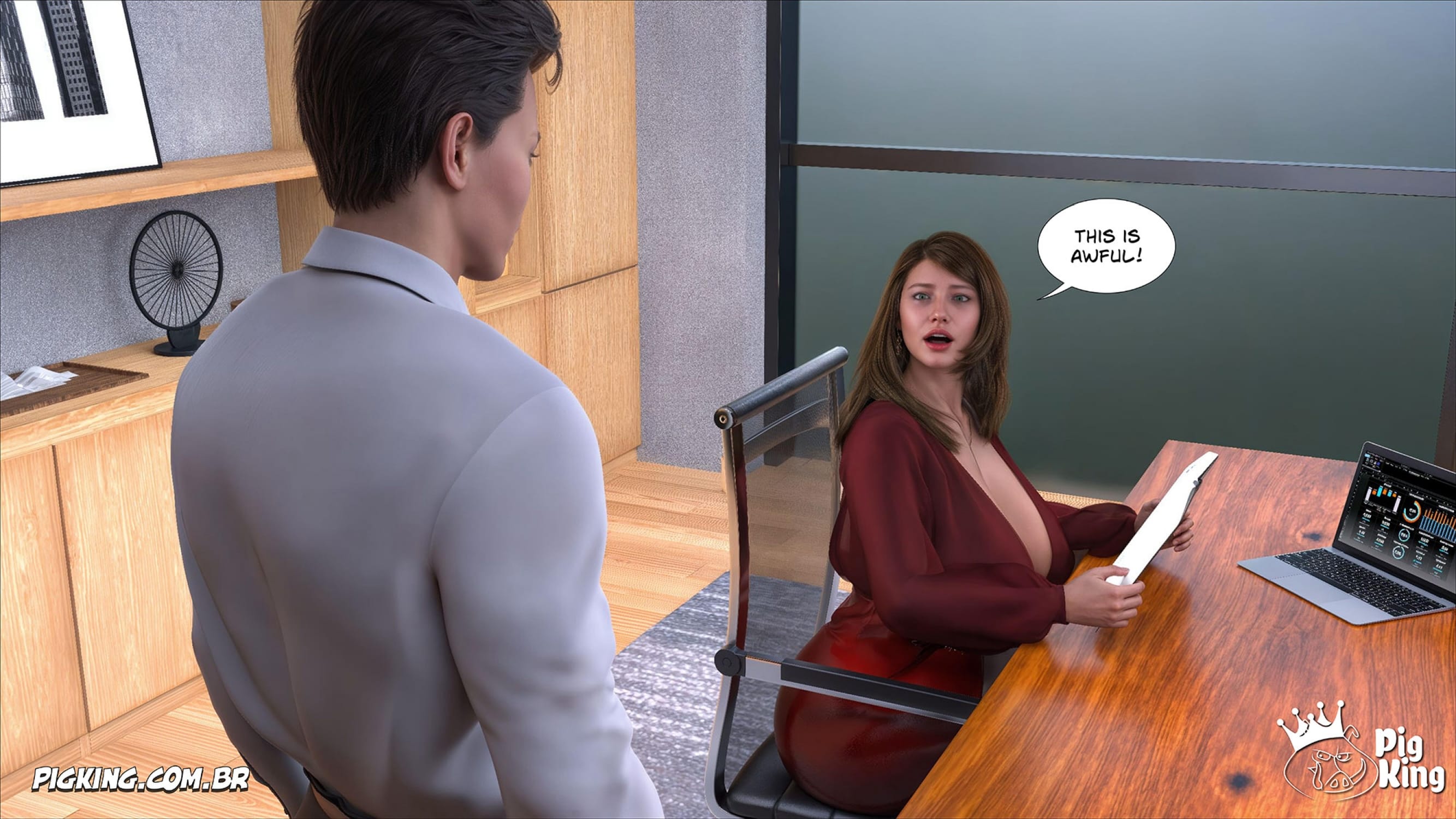 The Meeting [CrazyDad3D] 1 . The Meeting - Chapter 1 [CrazyDad3D] – page 9